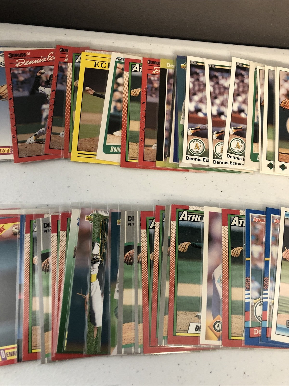 Dennis Eckersley Baseball card lot HOF 250+ cards