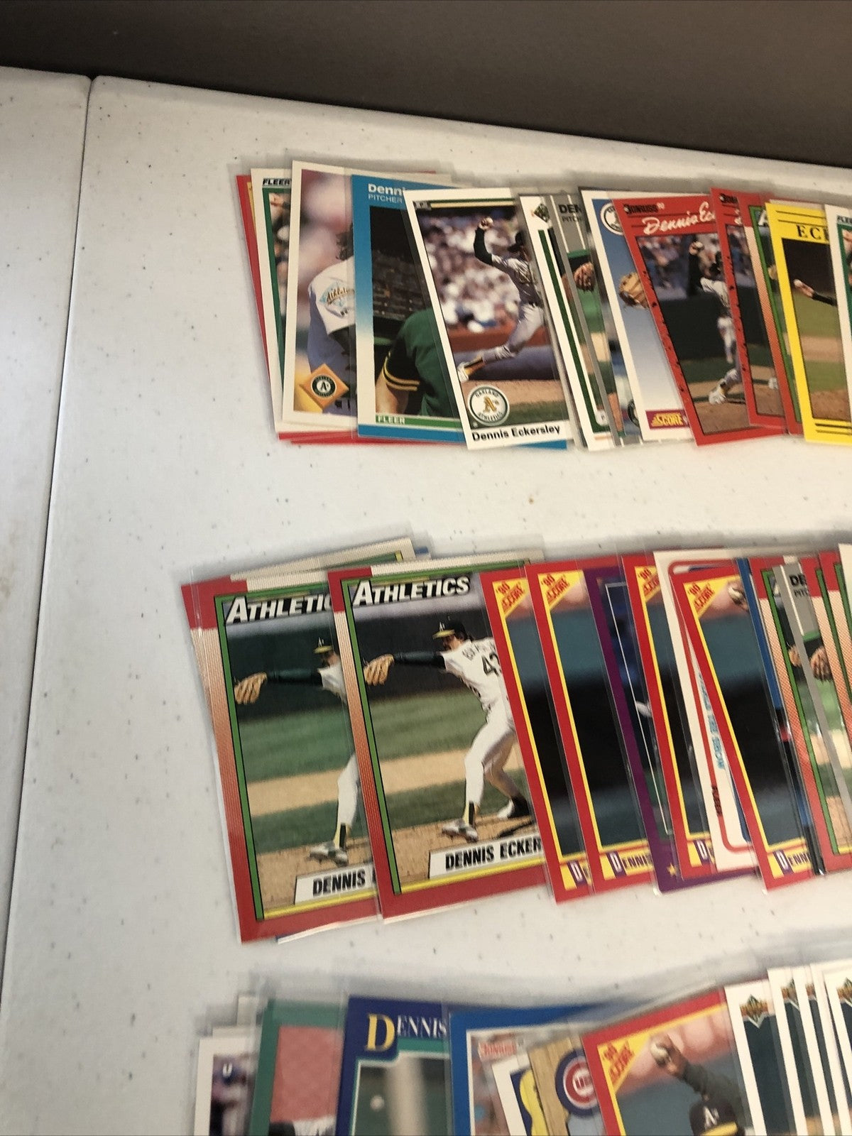 Dennis Eckersley Baseball card lot HOF 250+ cards