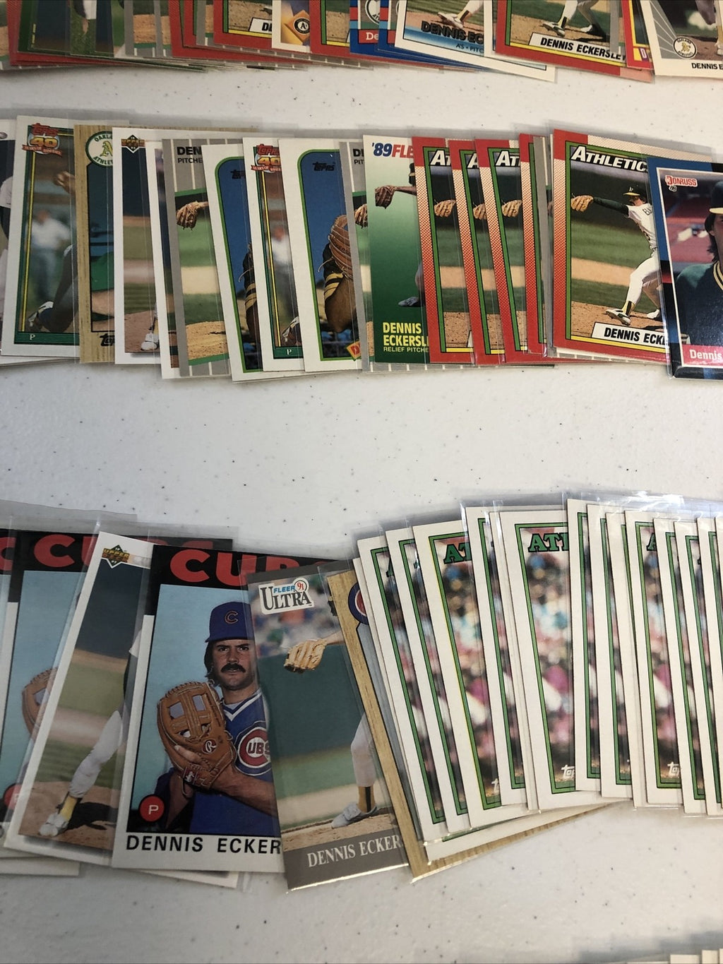 Dennis Eckersley Baseball card lot HOF 250+ cards