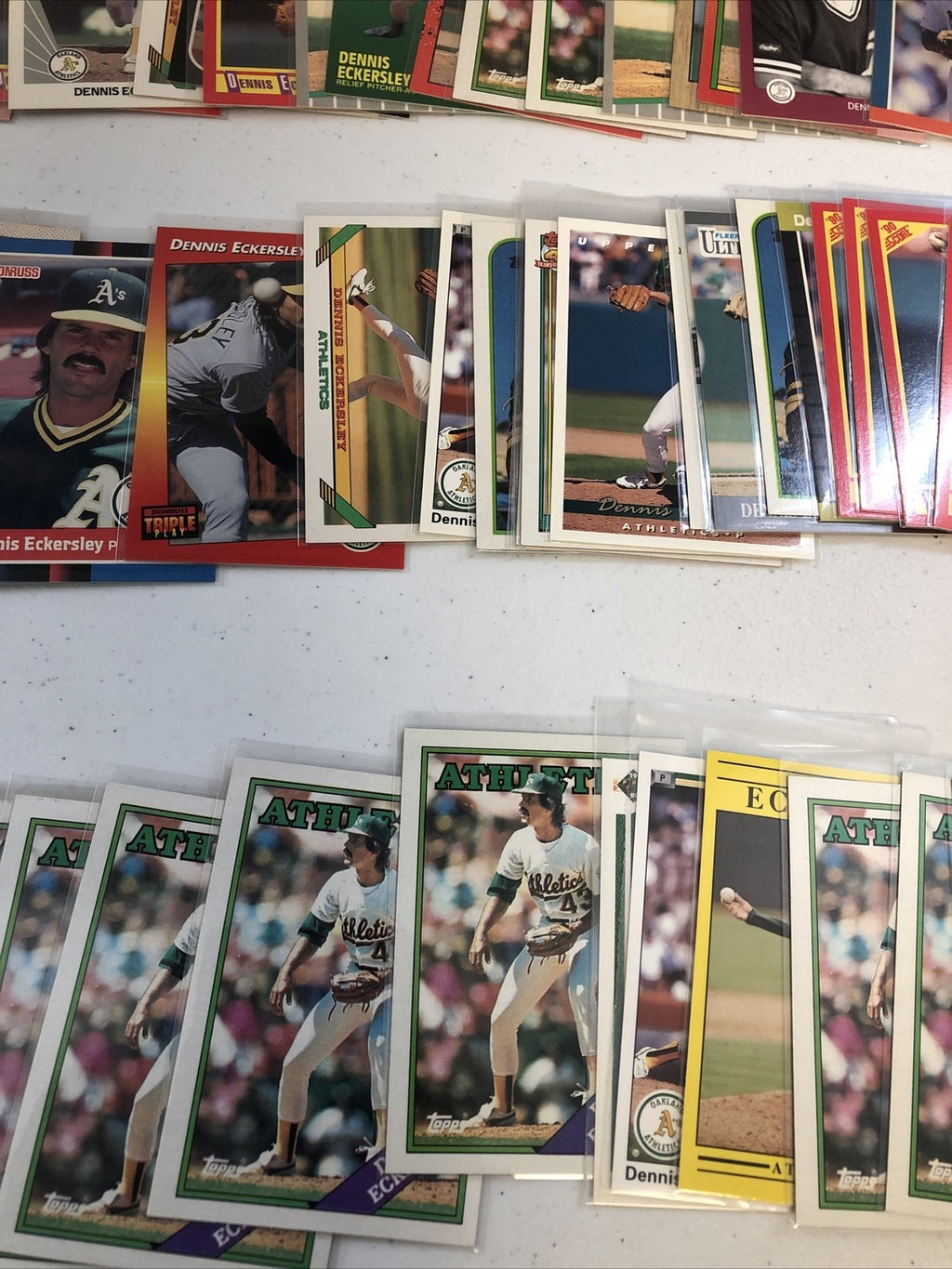 Dennis Eckersley Baseball card lot HOF 250+ cards
