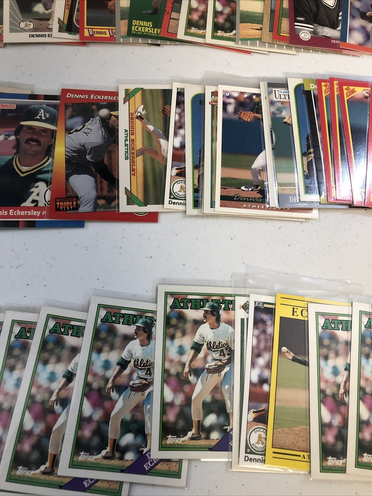 Dennis Eckersley Baseball card lot HOF 250+ cards