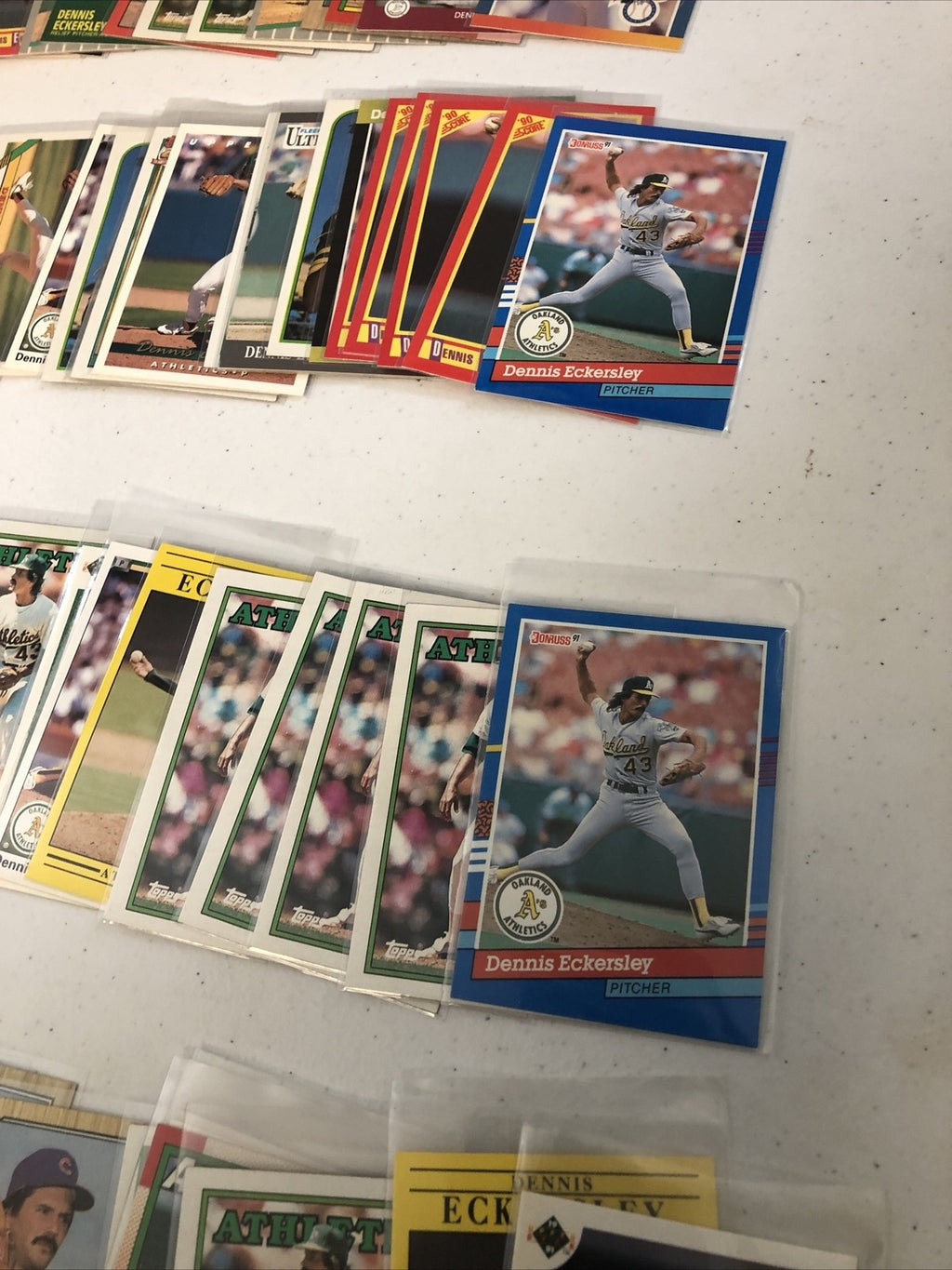 Dennis Eckersley Baseball card lot HOF 250+ cards