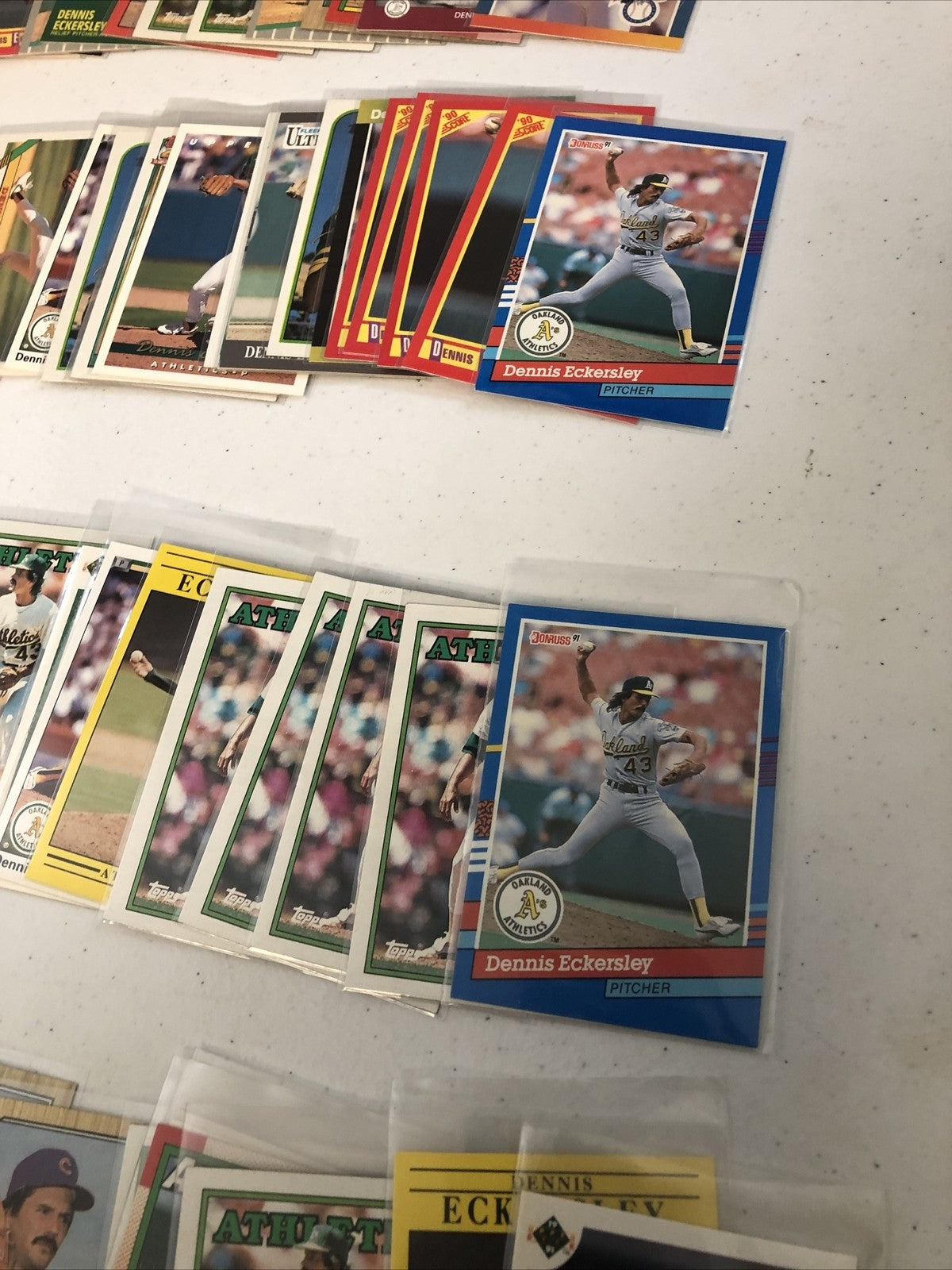 Dennis Eckersley Baseball card lot HOF 250+ cards
