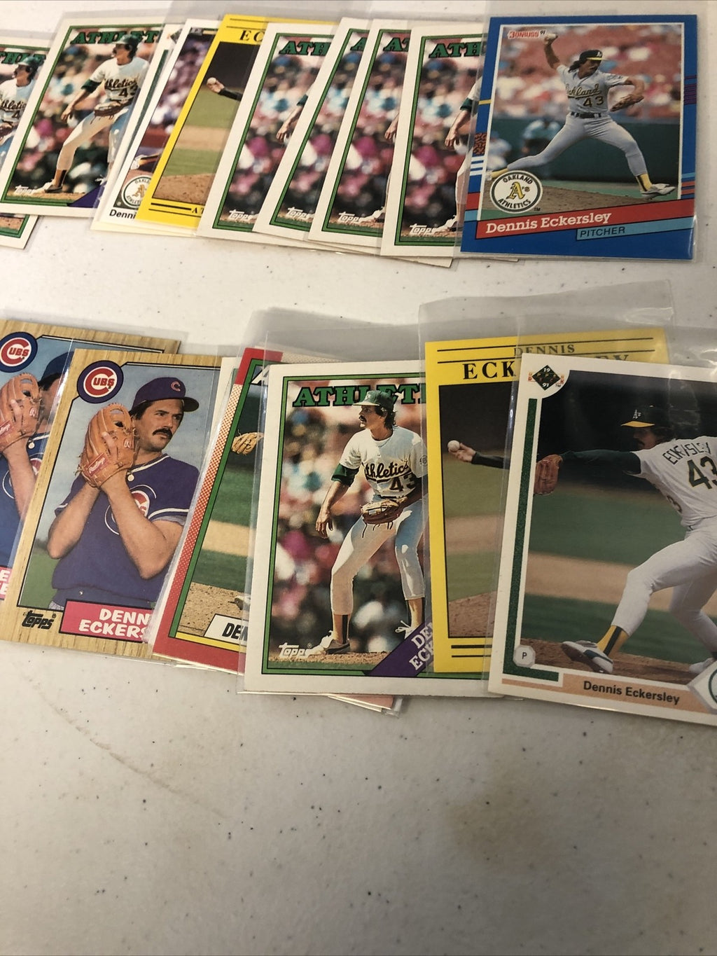Dennis Eckersley Baseball card lot HOF 250+ cards