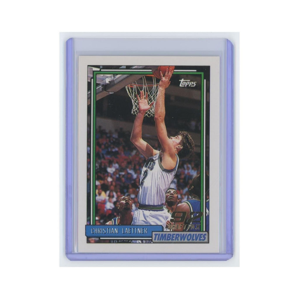 Christian Laettner Rookie 1992 Topps #334 Minnesota Timberwolves NM