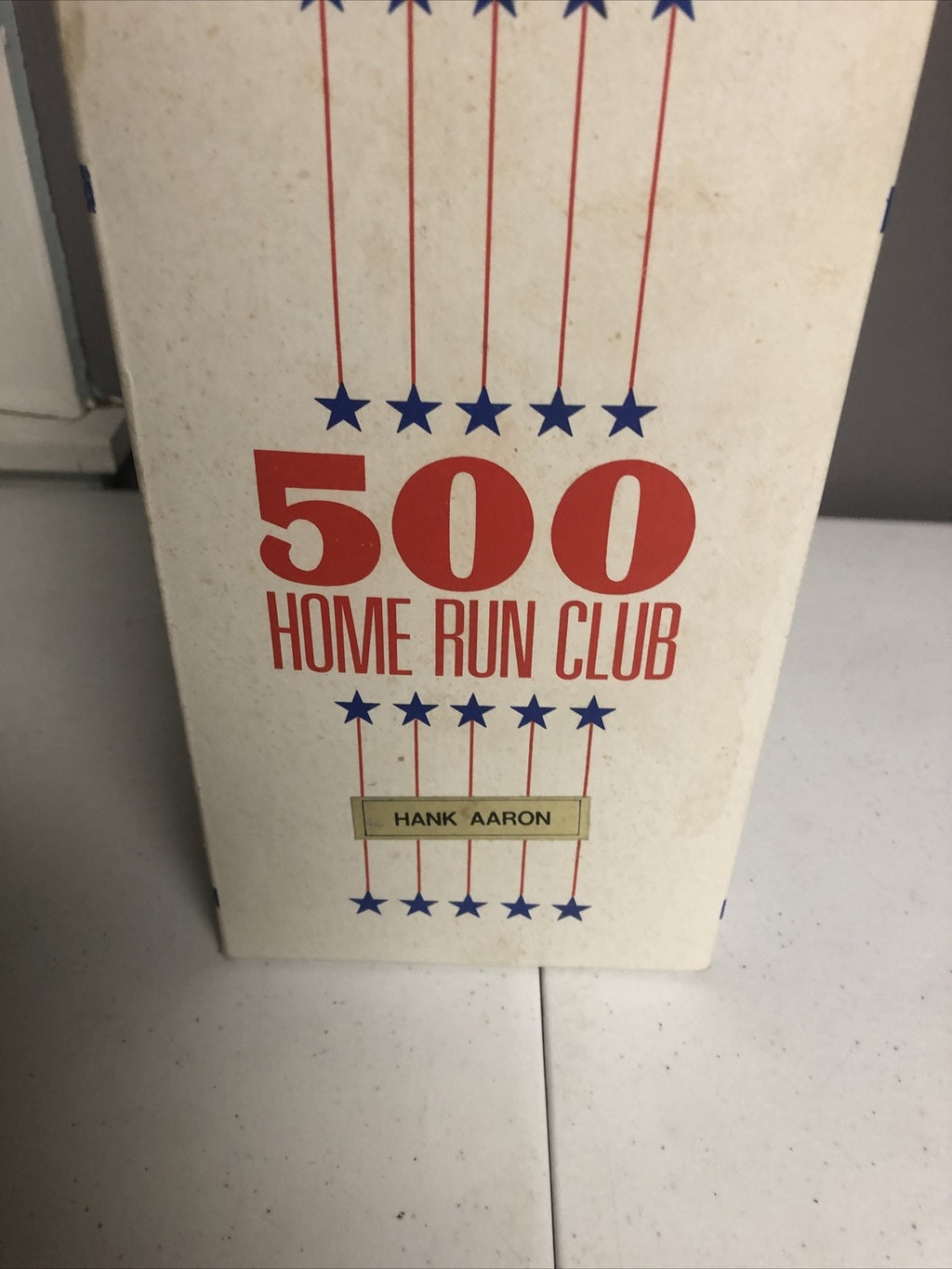1989 SPORTS IMPRESSIONS HANK AARON 500 HOME RUN CLUB FIGURINE W/COA