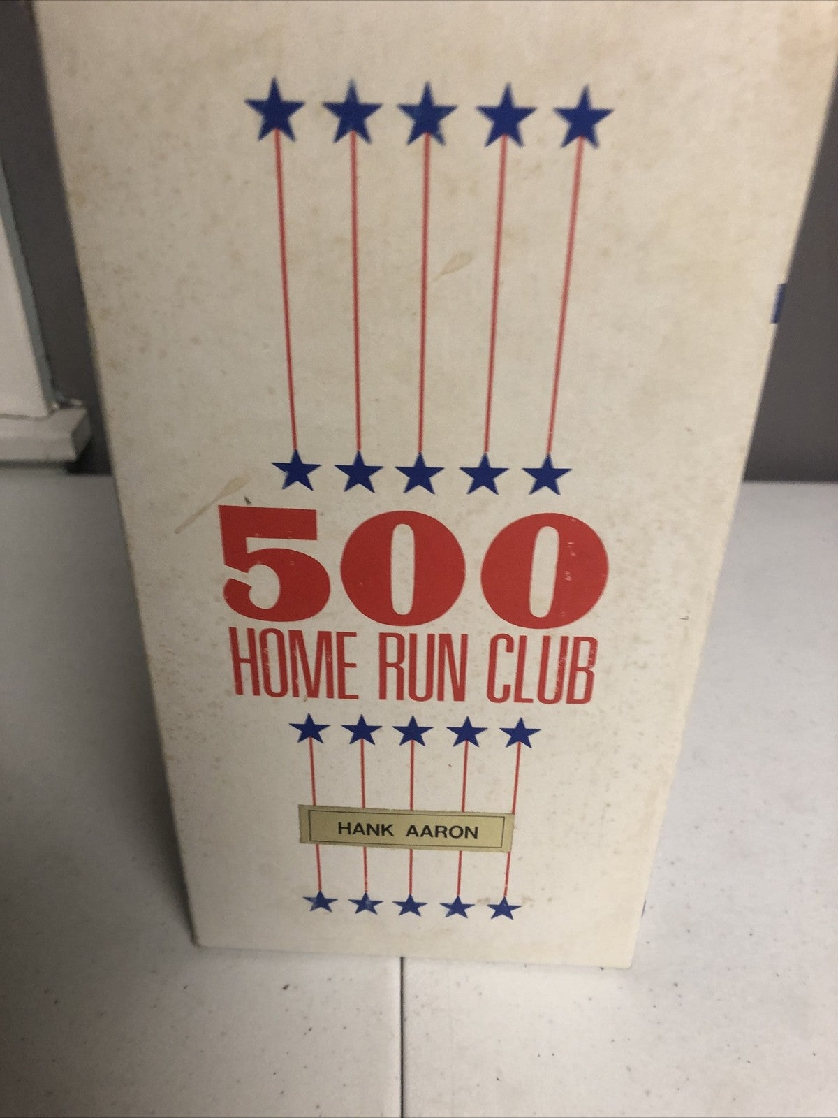 1989 SPORTS IMPRESSIONS HANK AARON 500 HOME RUN CLUB FIGURINE W/COA