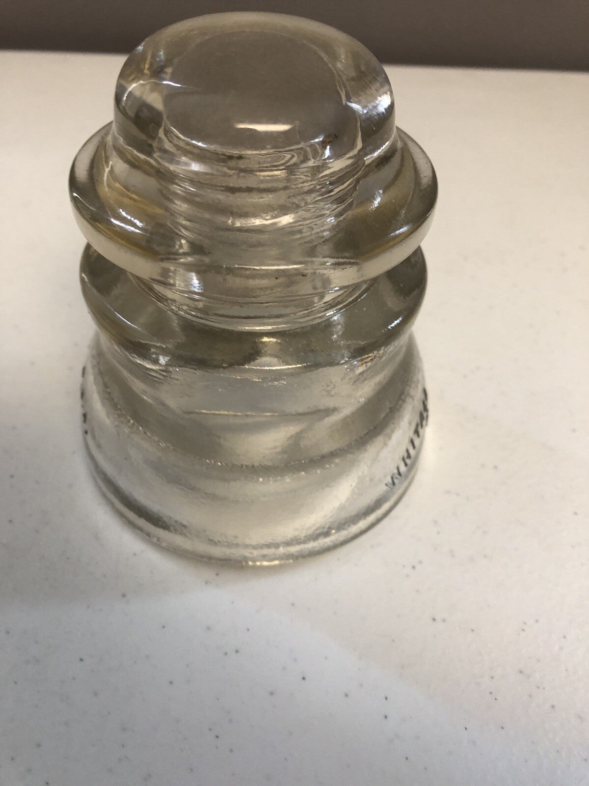 WHITALL TATAM NO. 1 GLASS INSULATOR! EXC COND! NO CHIPS/CRACKS