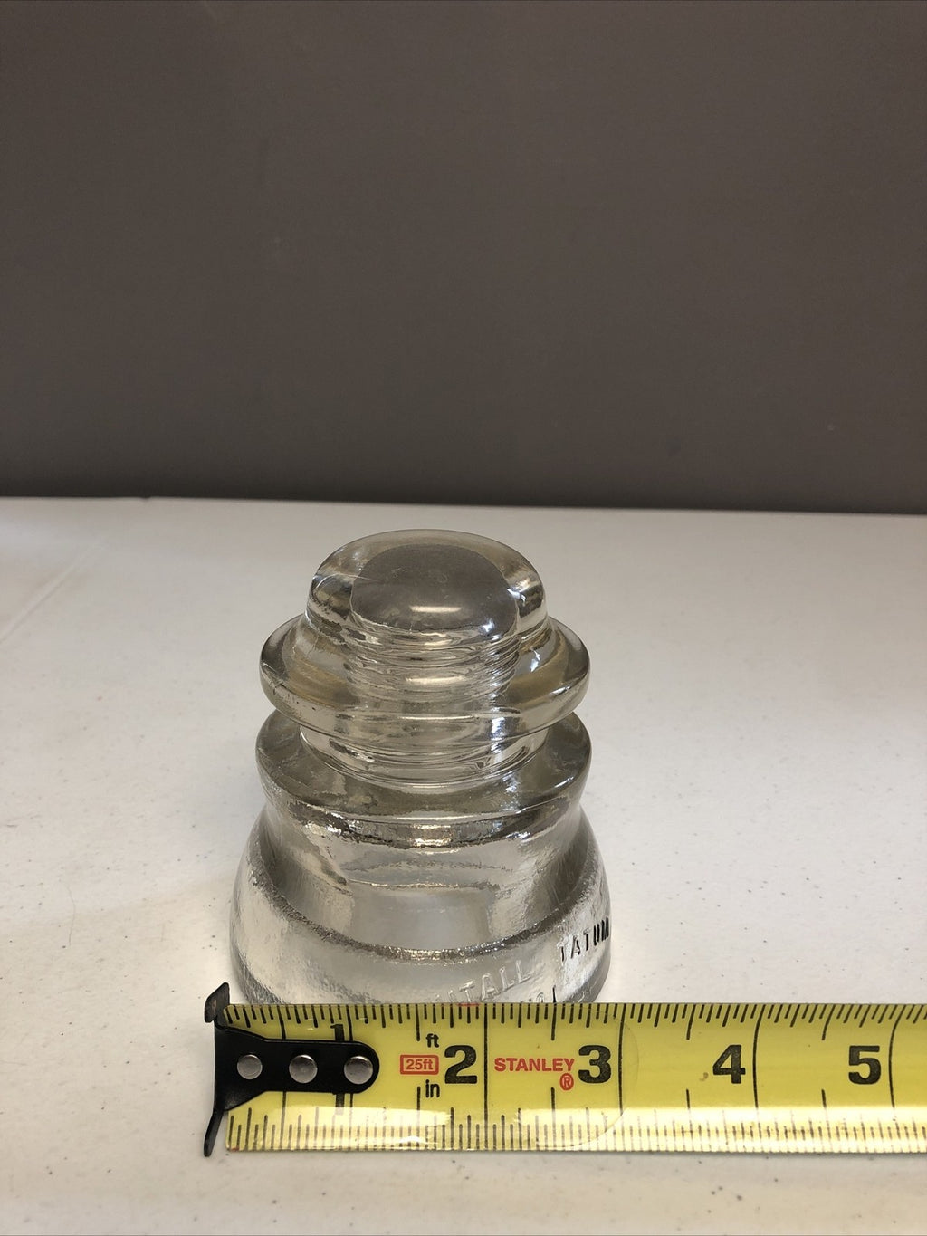 WHITALL TATAM NO. 1 GLASS INSULATOR! EXC COND! NO CHIPS/CRACKS