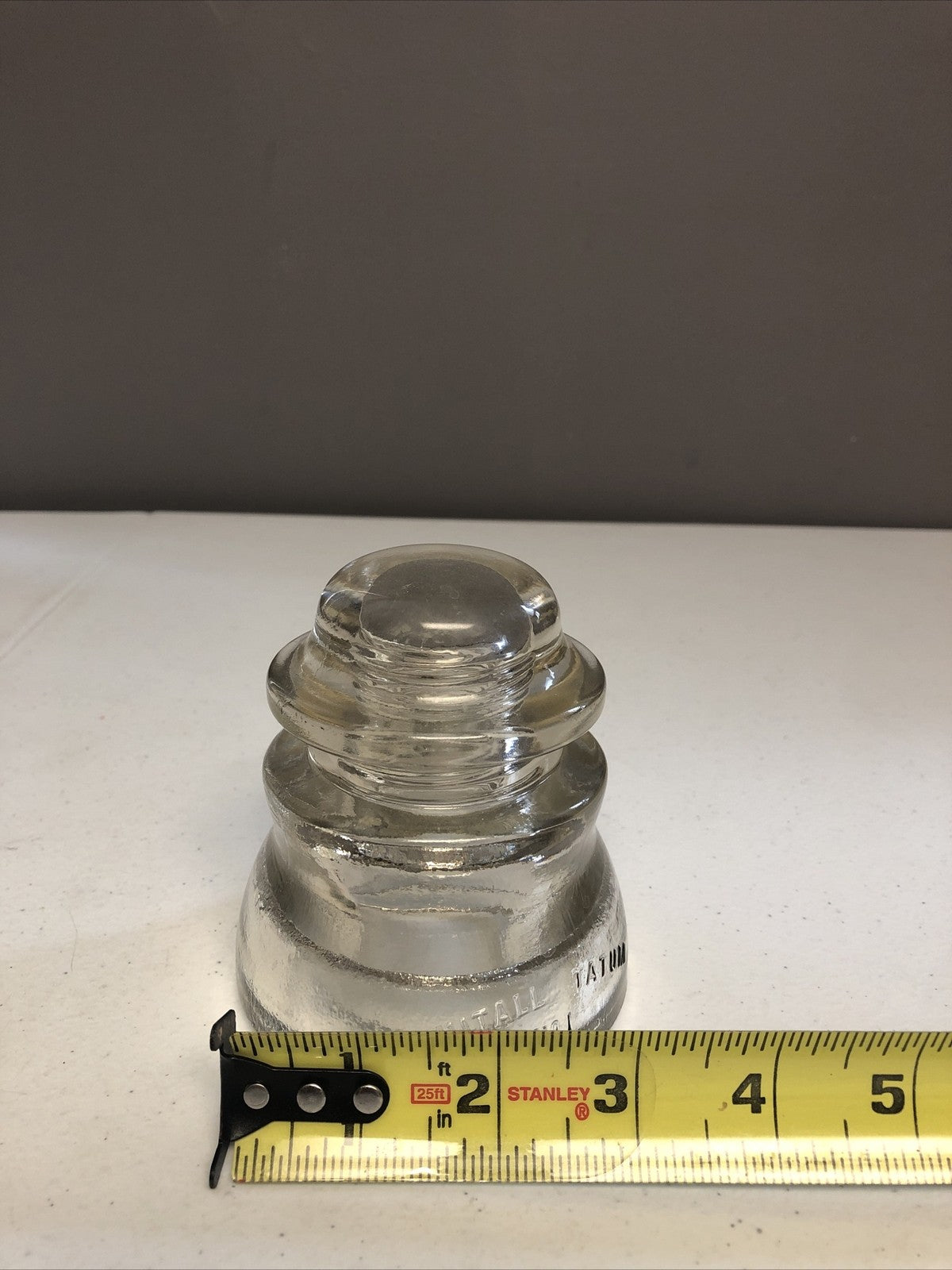 WHITALL TATAM NO. 1 GLASS INSULATOR! EXC COND! NO CHIPS/CRACKS