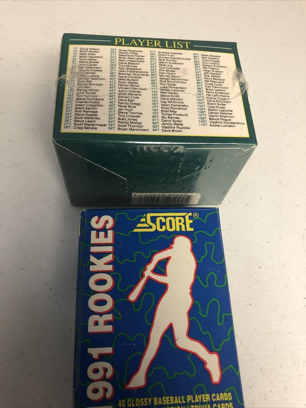 1991 SCORE HOCKEY FACTORY SEALED ROOKIE/TRADED SET &1-91 SCORE BASEBALL RC SET