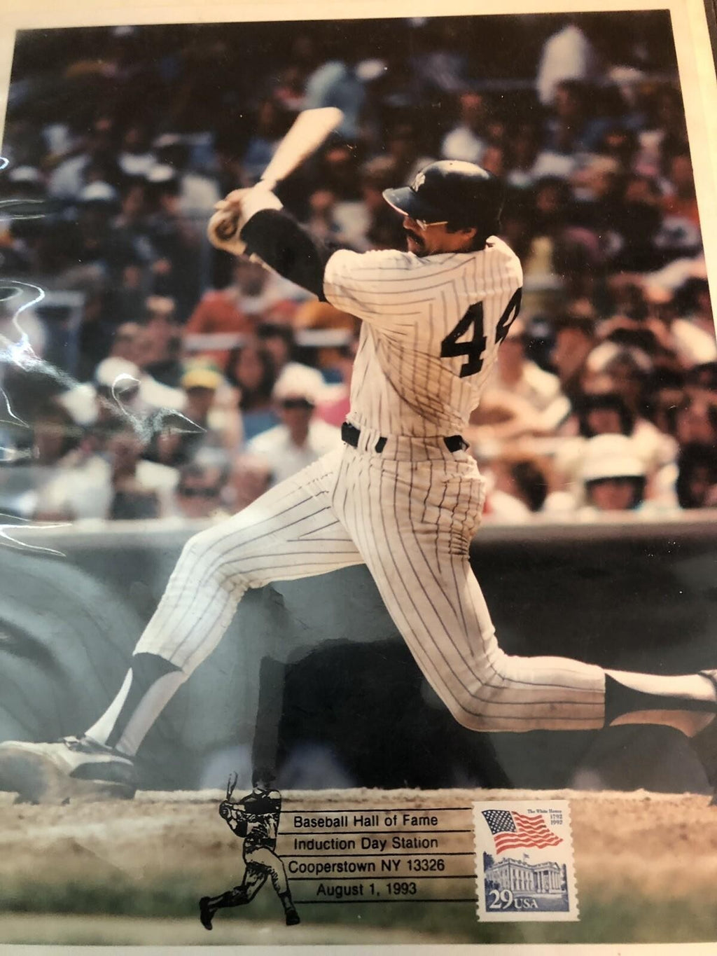 1993 UPPER DECK HEROES OF BASEBALL SHEET CALIFORNIA ANGELS REGGIE JACKSON #1,397