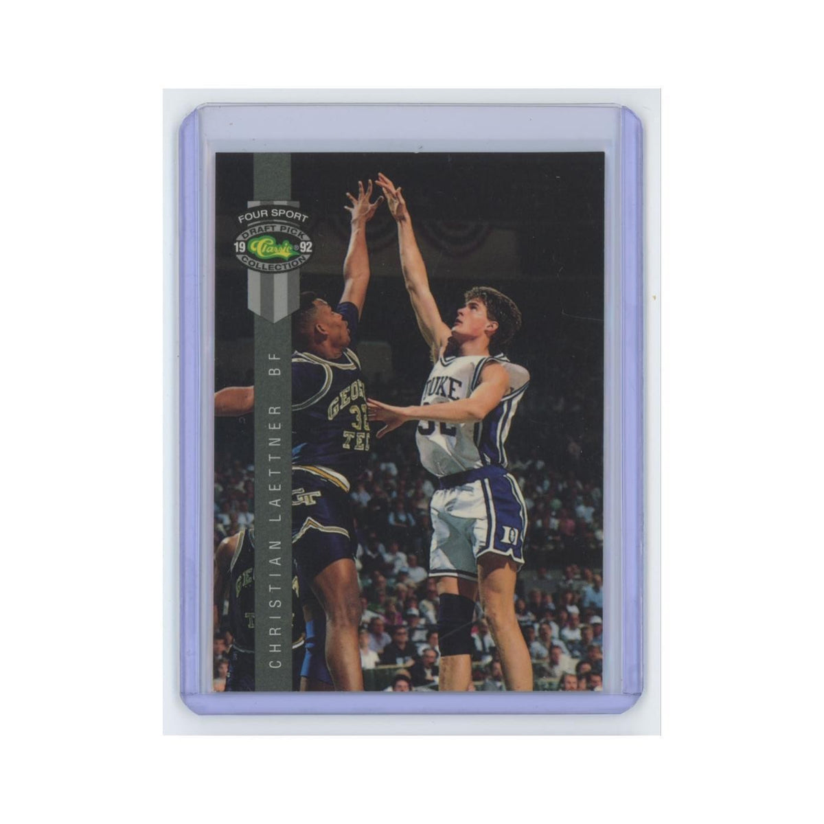 Christian Laettner 1992 Classic Draft Pick Four Sport #38 Basketball Card NM