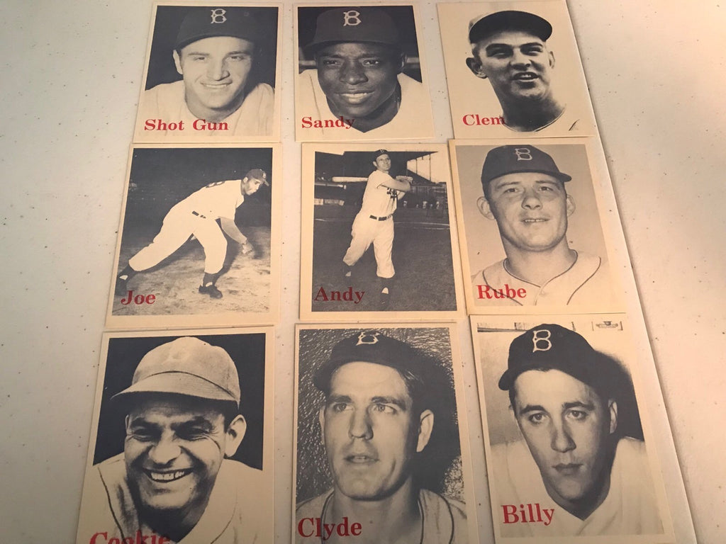 1974 TCMA BROOKLYN  DODGERS CARDS Lot of 9