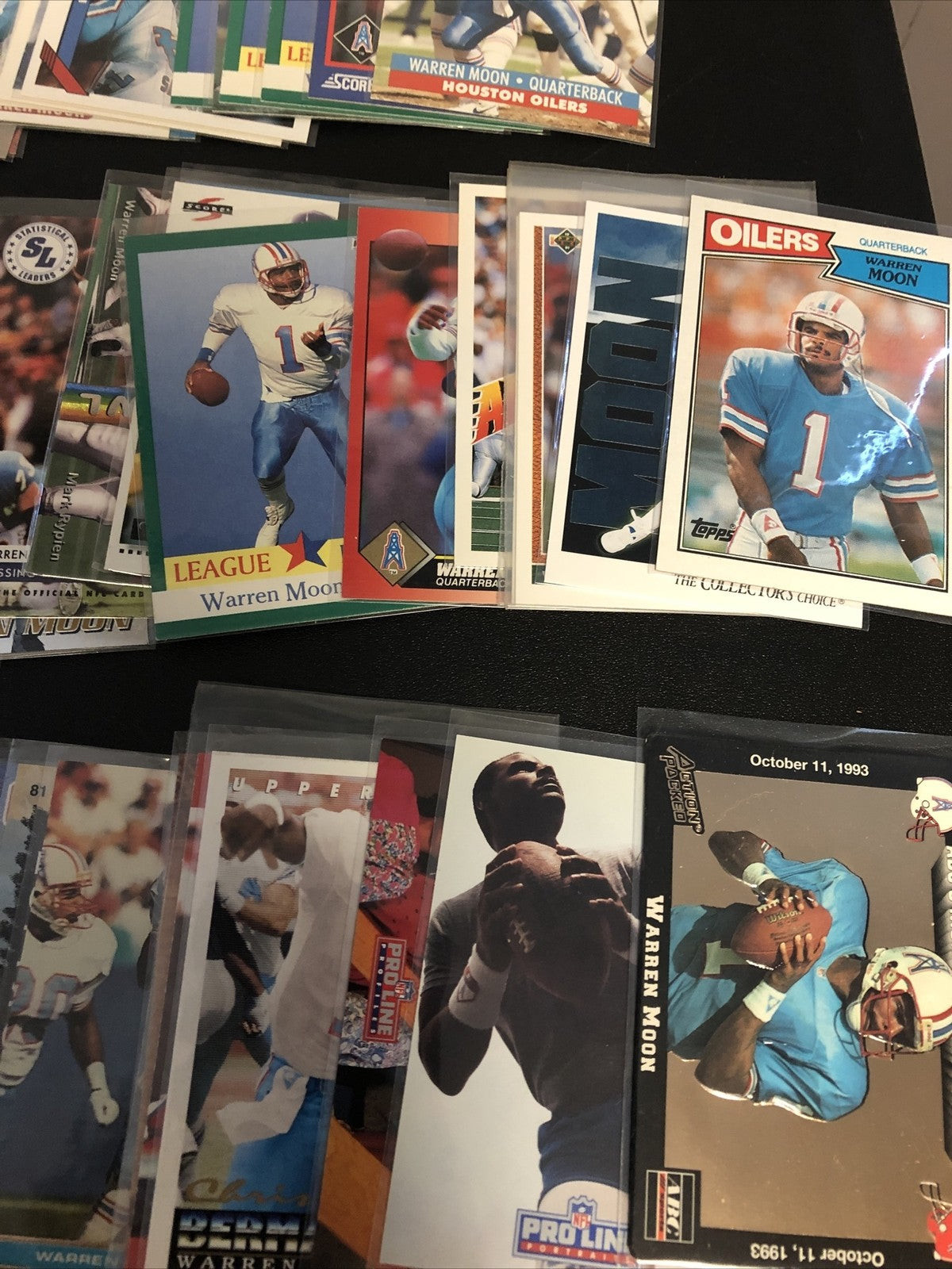 HUGE 311 CARD WARREN MOON LOT,GREAT INSERTS/MIXED YRS/ALL IN PENNYS/SOME DUPS