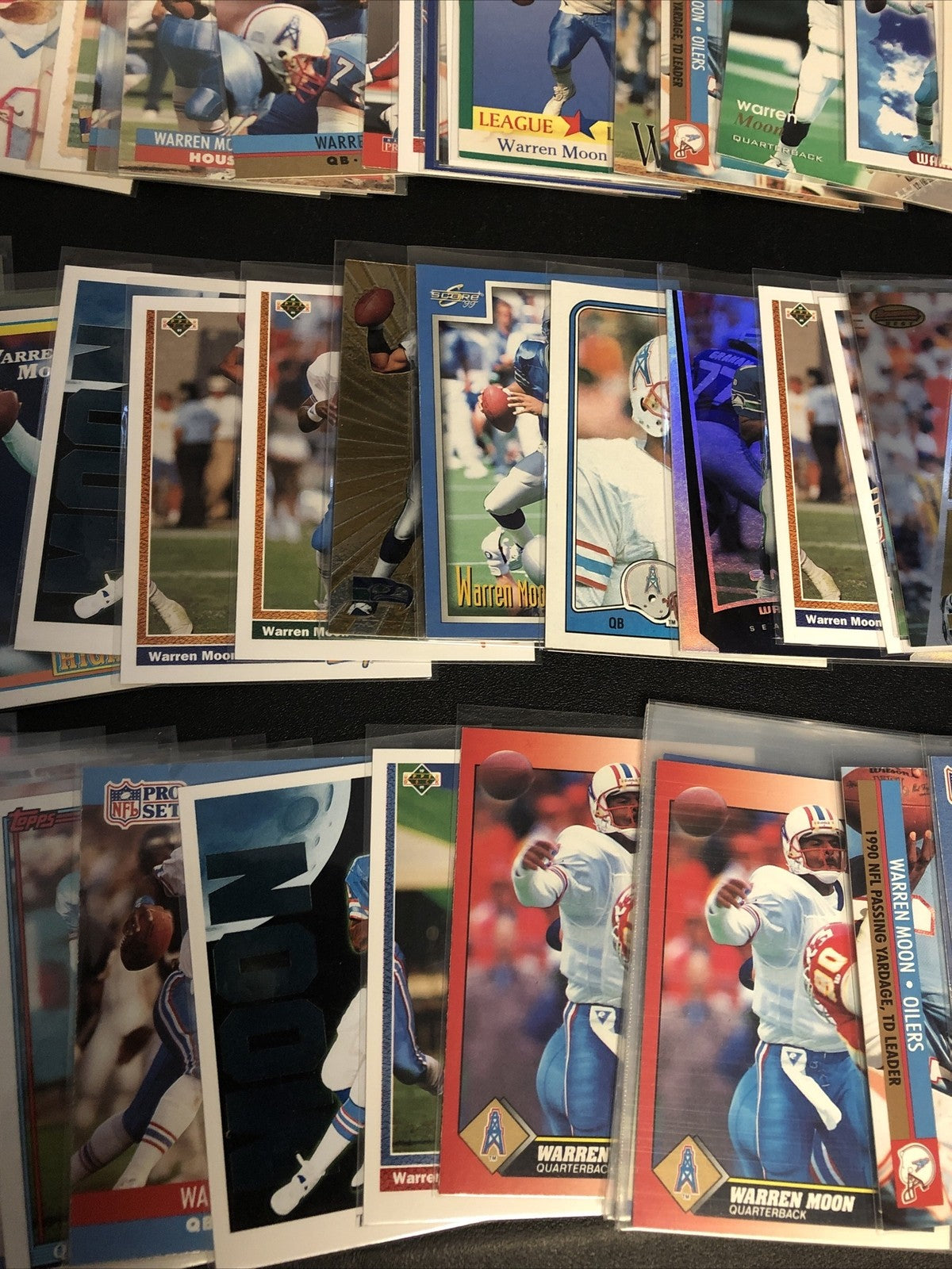 HUGE 311 CARD WARREN MOON LOT,GREAT INSERTS/MIXED YRS/ALL IN PENNYS/SOME DUPS