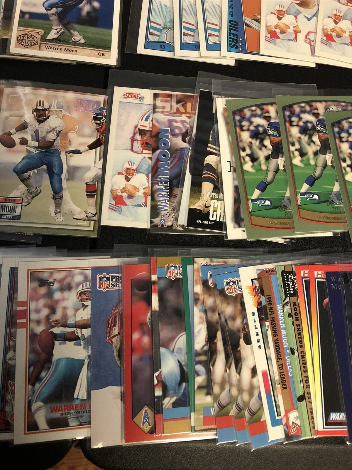 HUGE 311 CARD WARREN MOON LOT,GREAT INSERTS/MIXED YRS/ALL IN PENNYS/SOME DUPS