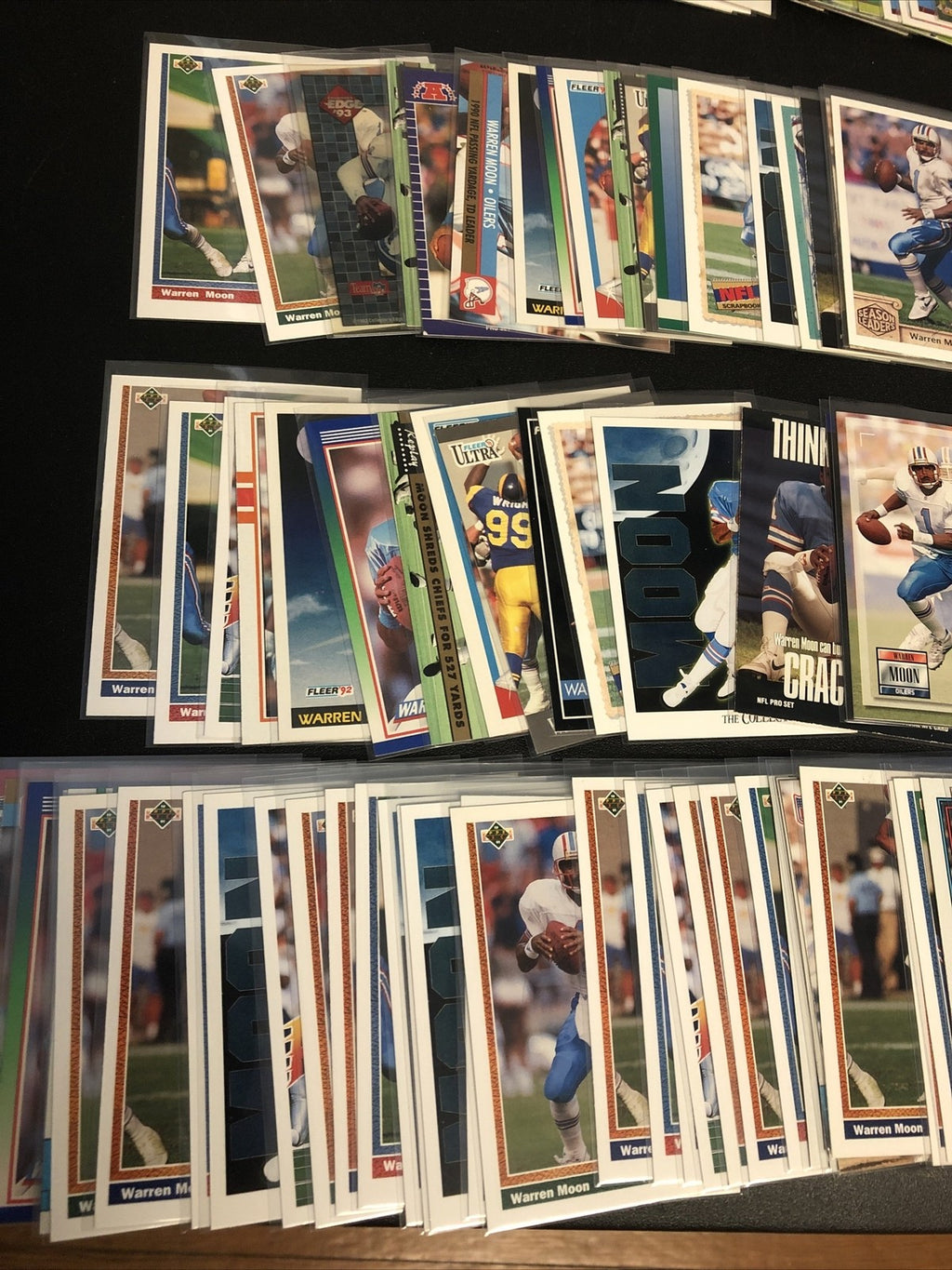 HUGE 311 CARD WARREN MOON LOT,GREAT INSERTS/MIXED YRS/ALL IN PENNYS/SOME DUPS