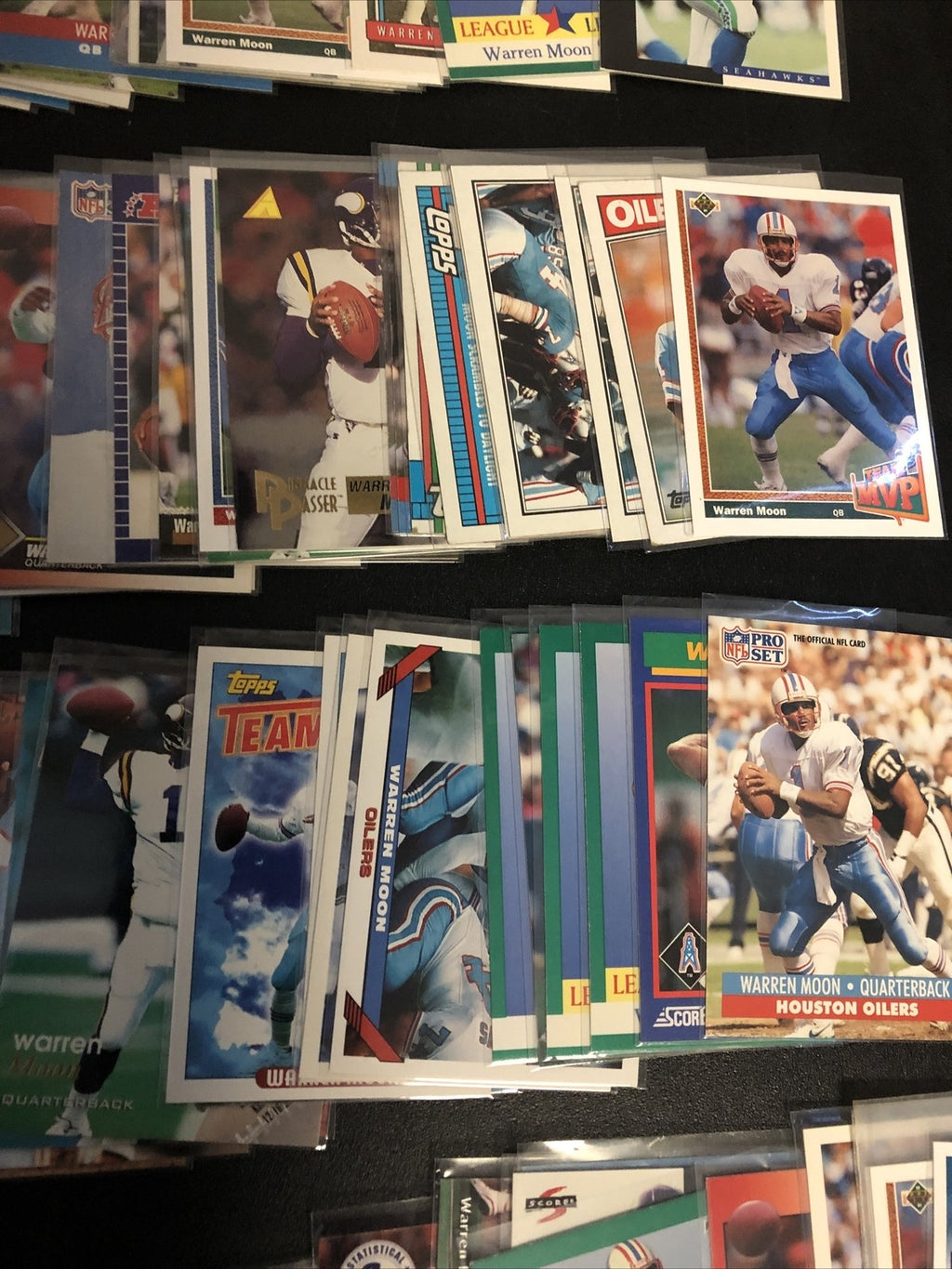 HUGE 311 CARD WARREN MOON LOT,GREAT INSERTS/MIXED YRS/ALL IN PENNYS/SOME DUPS