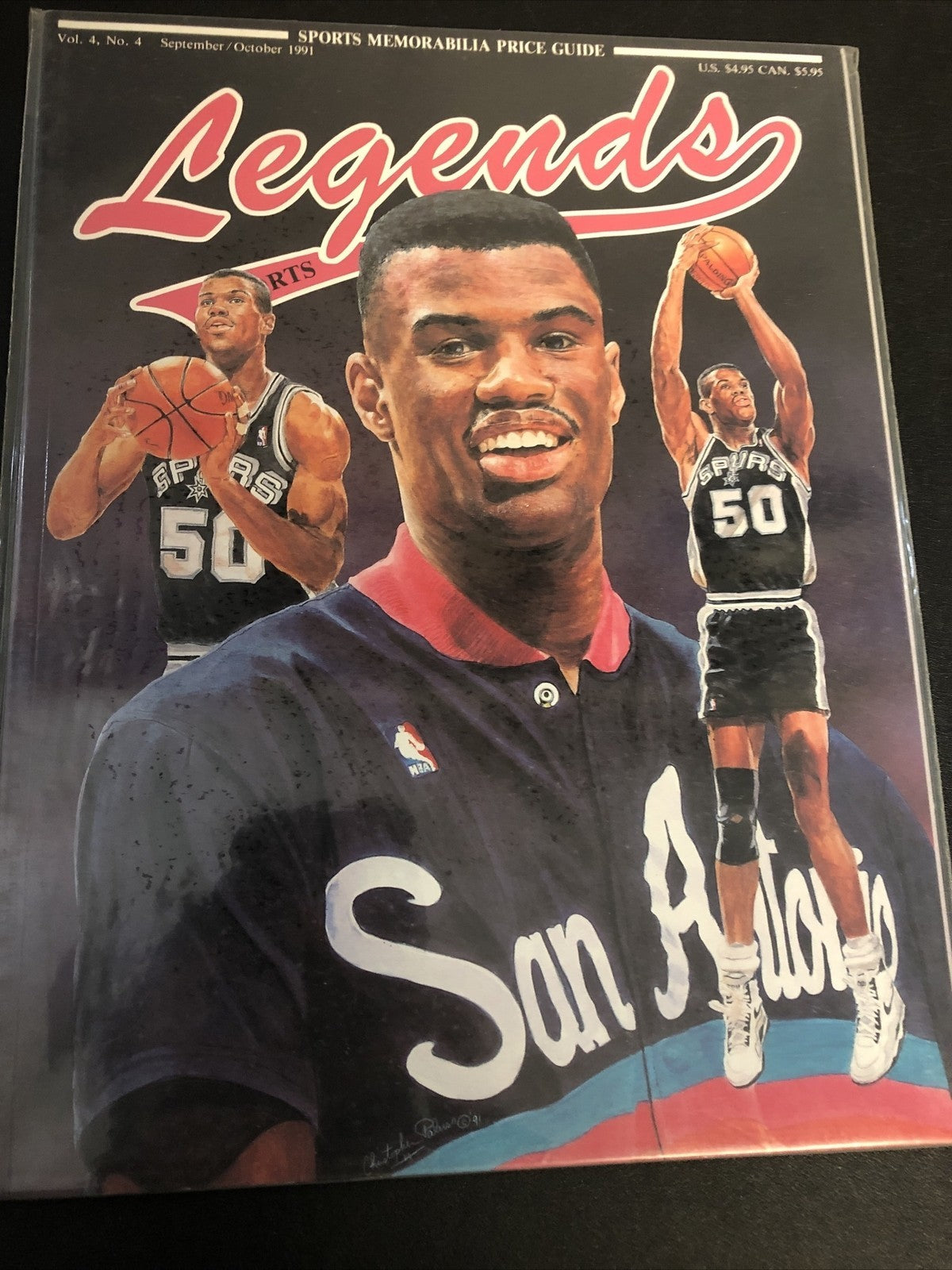 91’ LEGENDS SPORTS MEMORABILIA MAGAZINE.VOL-4 #4 SEP/OCT ROBINSON