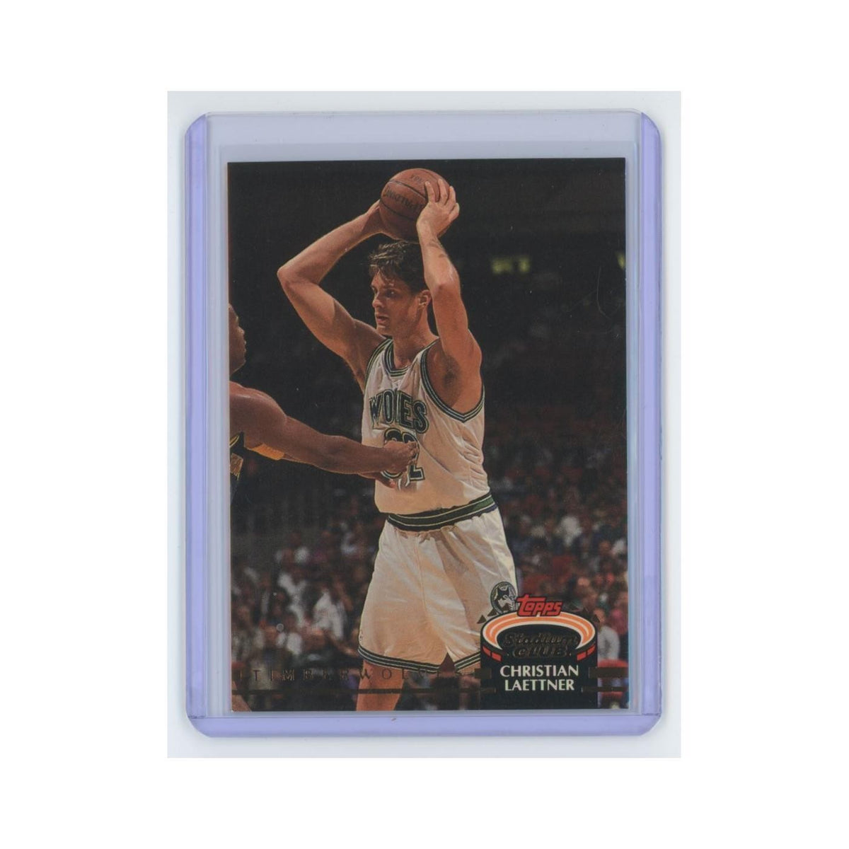 Christian Laettner Rookie 1992 Stadium Club #218 Minnesota Timberwolves NM