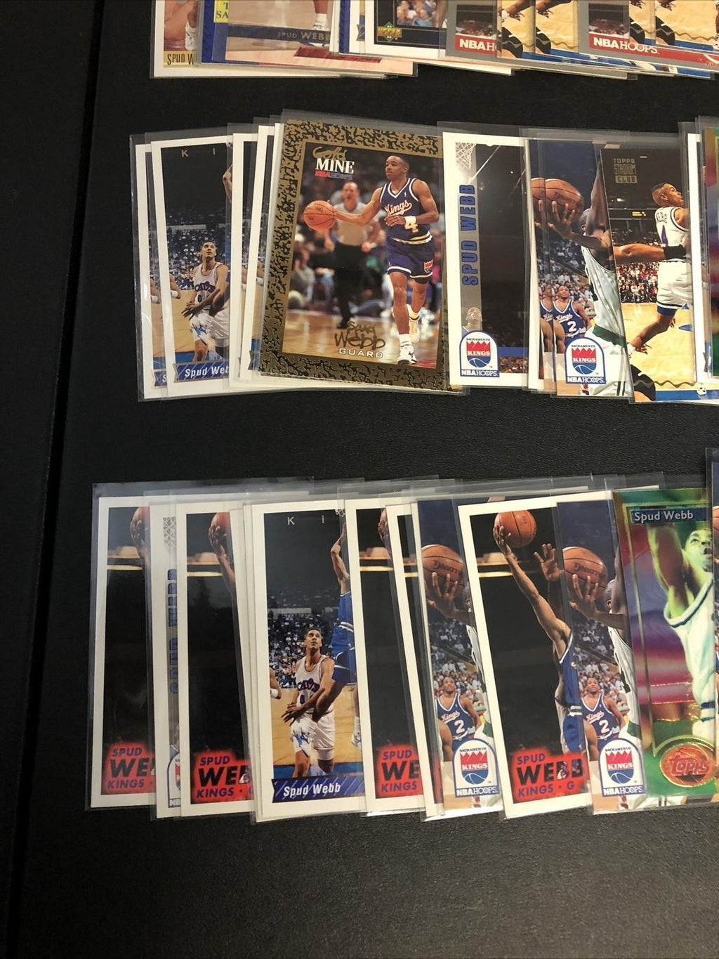 Spudd Webb 100 card basketball card lot 100+ Hawks Kings