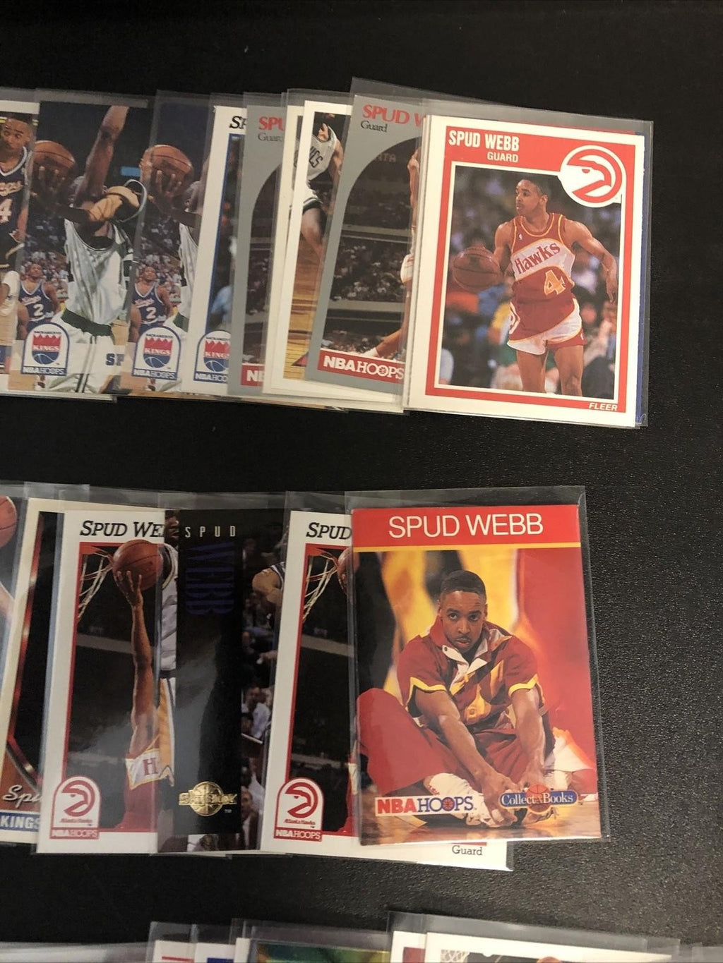 Spudd Webb 100 card basketball card lot 100+ Hawks Kings