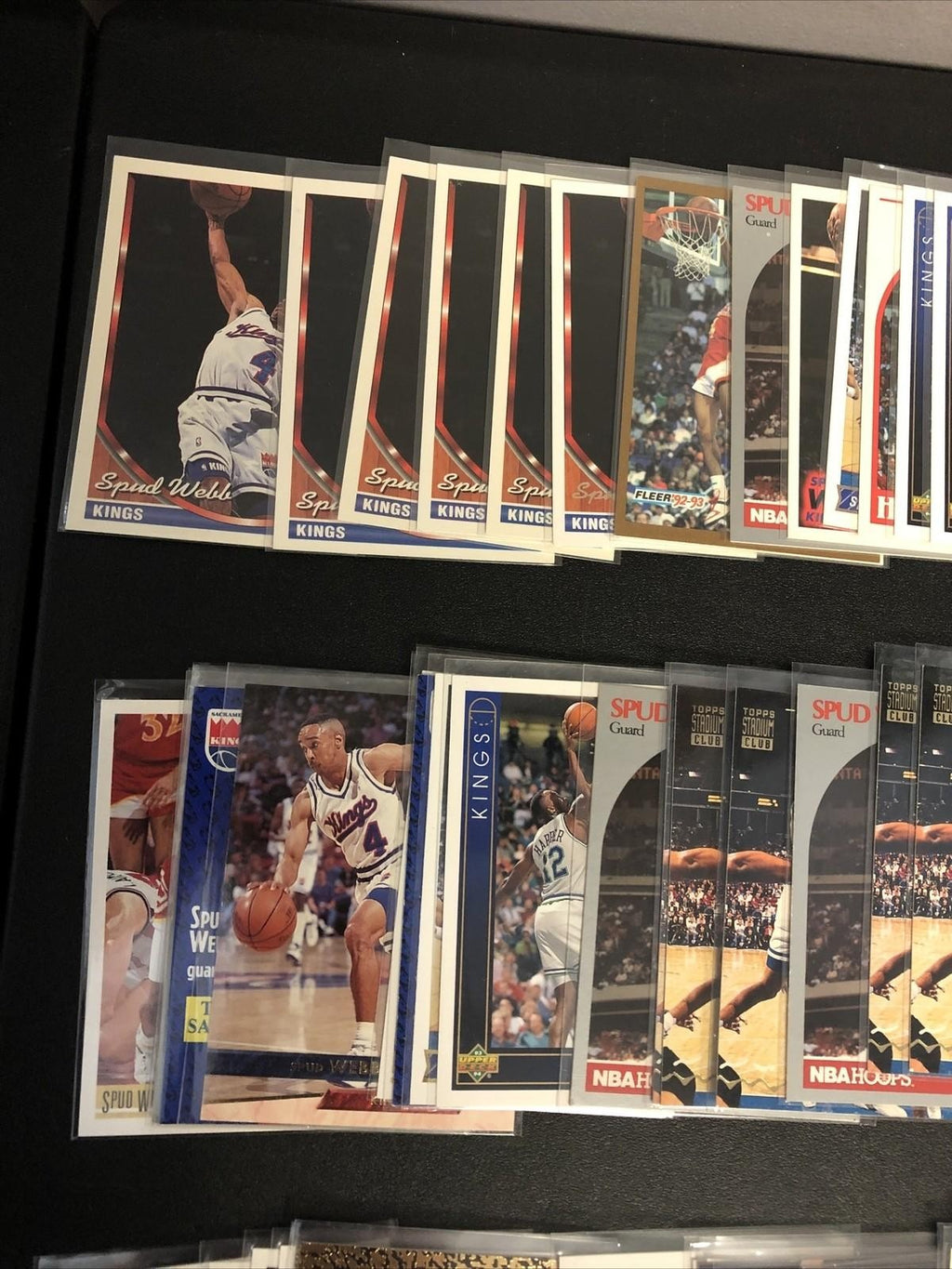 Spudd Webb 100 card basketball card lot 100+ Hawks Kings