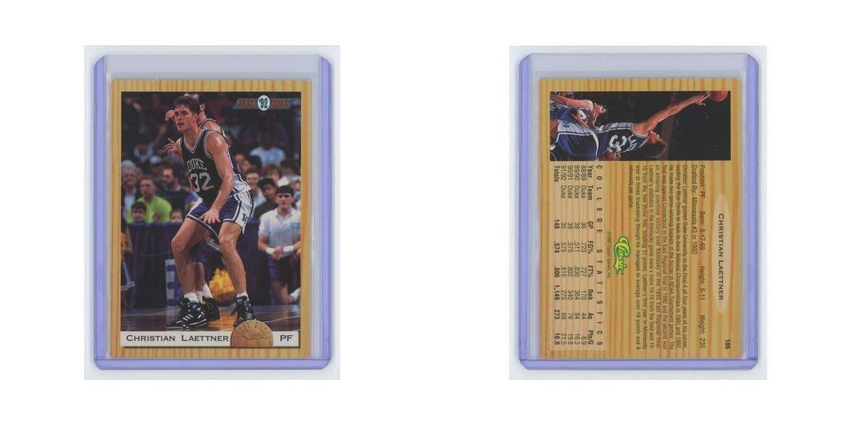 Christian Laettner 1993 Classic Draft Picks #106 NM