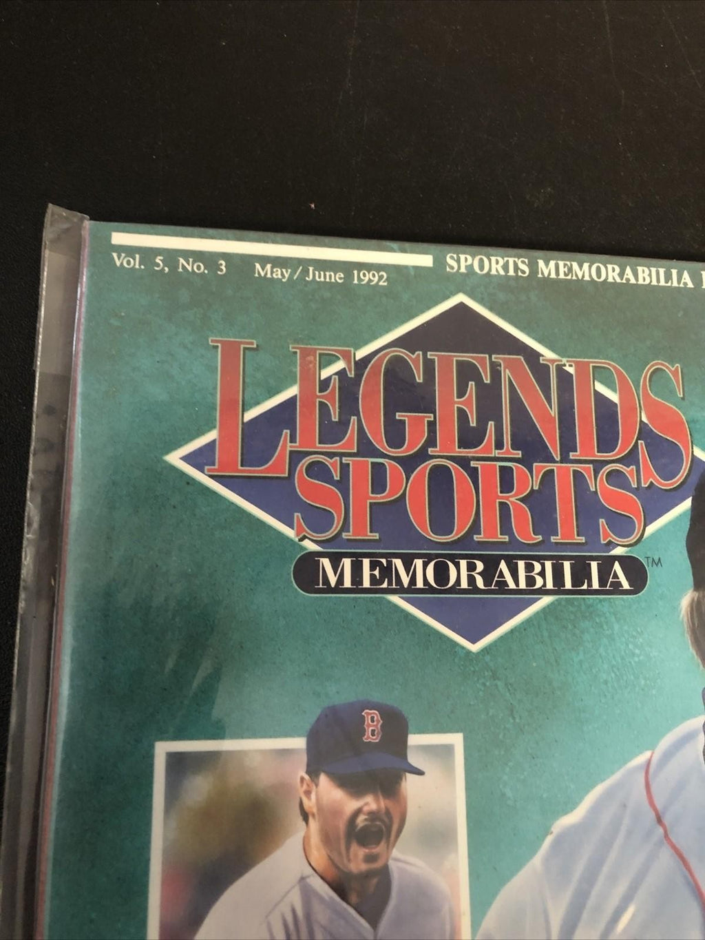 92’ LEGENDS SPORTS MEMORABILIA MAGAZINE. VOL-5 #3 MAY/JUN CLEMENS