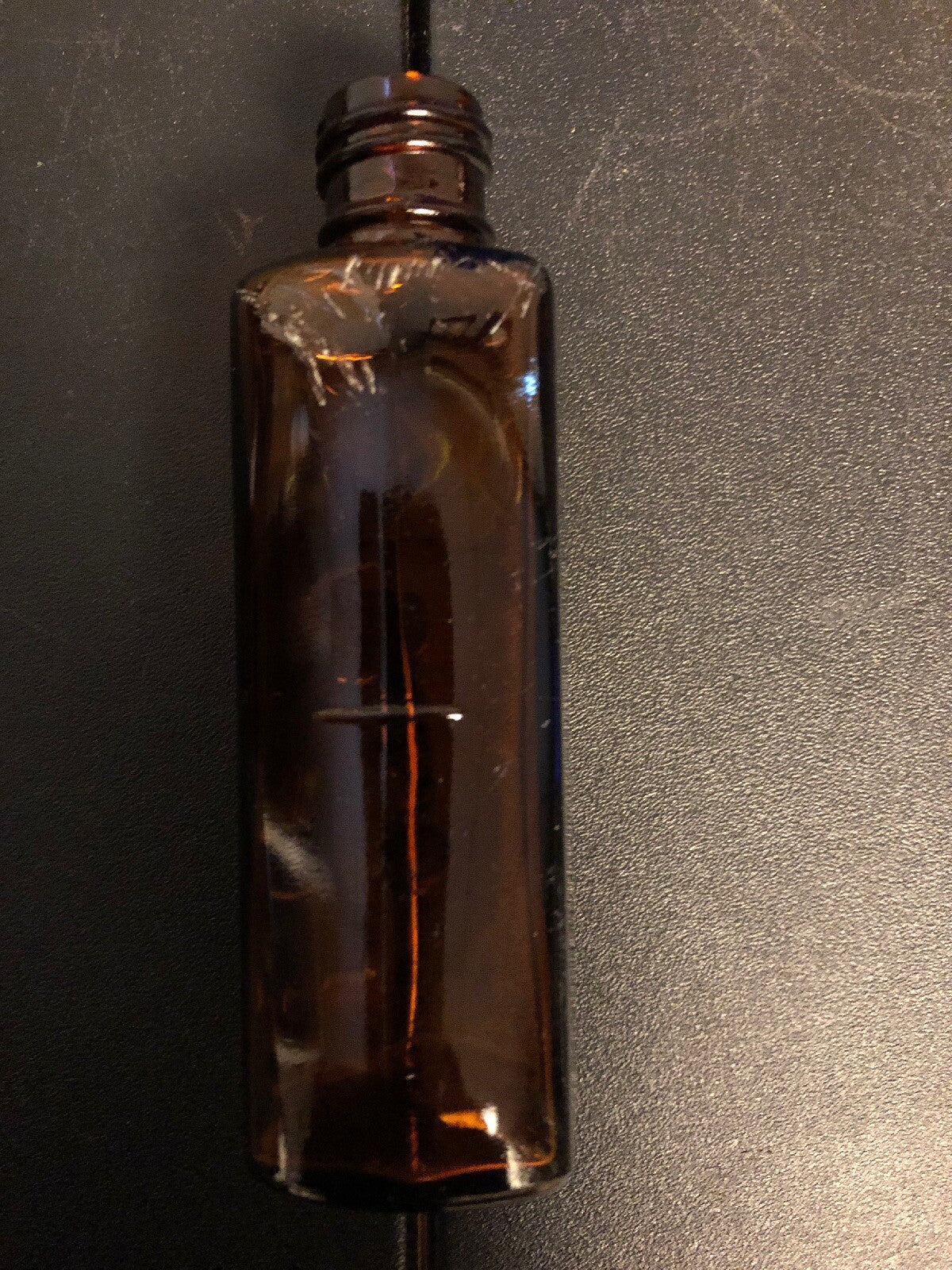 ANTIQUE BOTTLES  1- COBALT BROMO SELTZER BOTTLE & 3 BROWN ALCHEMY