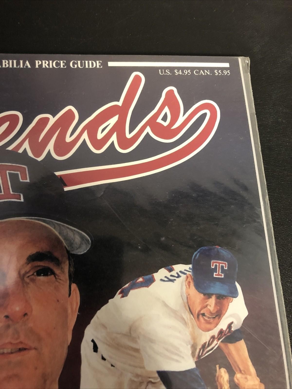 91’ LEGENDS SPORTS MEMORABILIA MAGAZINE. VOL-4 #4 SEP/OCT! RYAN