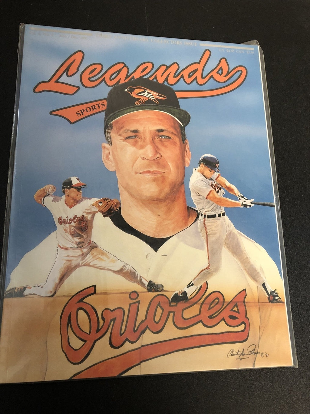 91’ LEGENDS SPORTS MEMORABILIA MAGAZINE. VOL-4 #5 NOV/DEC RIPKEN