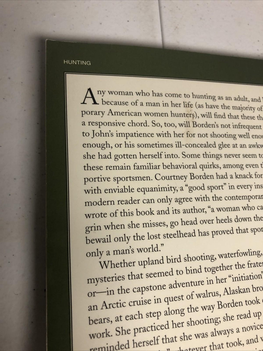 SISTERS OF THE HUNT BOOK::: ADVENTURES IN A MANS WORLD SOFTCOVER BOOK BORDEN
