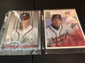 1997 DONRUSS STUDIO #6 & 1-1998 #15 GREG MADDUX PORTRAITS 8”X10”