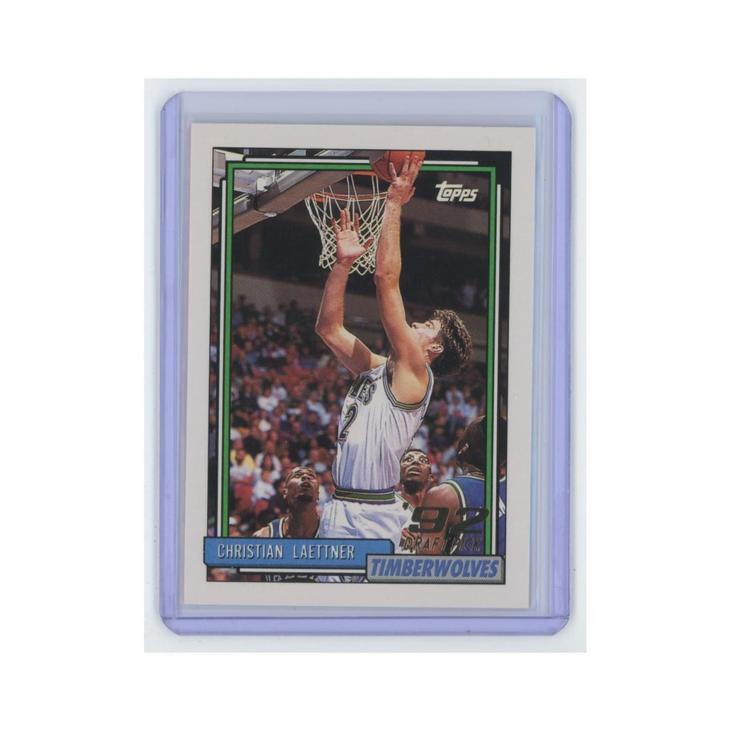 Christian Laettner Rookie 1992 Topps #334 Minnesota Timberwolves NM