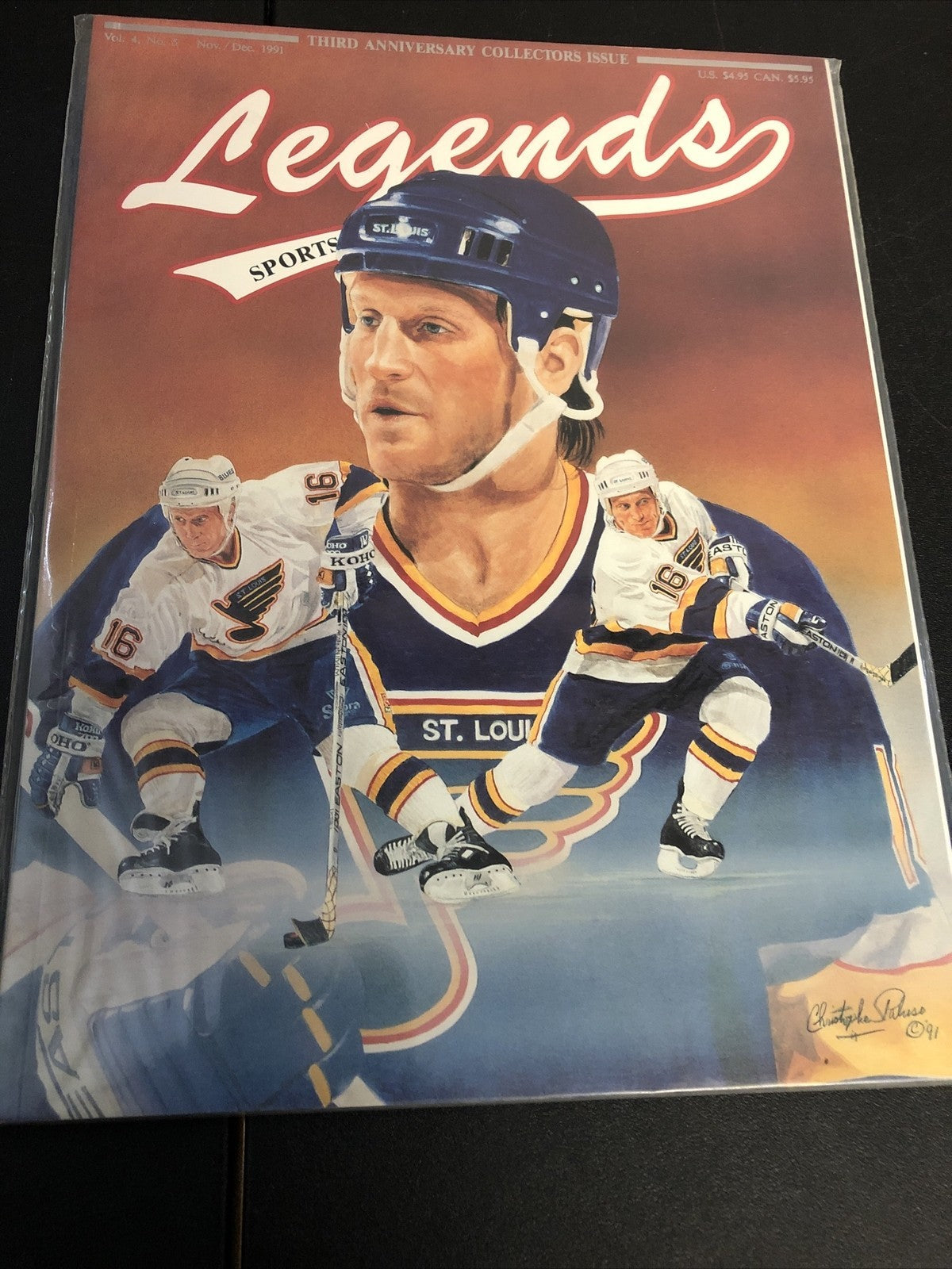 91’ LEGENDS SPORTS MEMORABILIA MAGAZINE. VOL-4 #5 NOV/DEC HULL