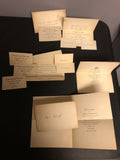 VINTAGE GRAMMAR  & HIGH SCHOOL COMMENCEMENT LETTERS: 1920,21,22,23