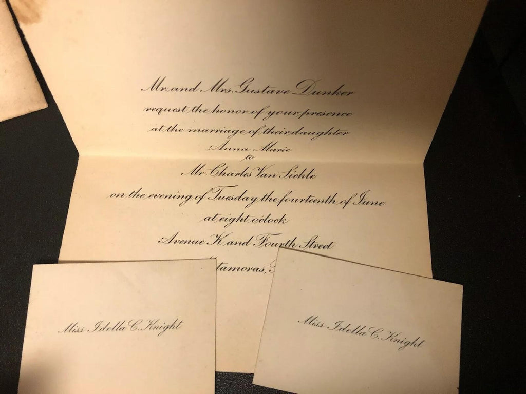 VINTAGE GRAMMAR  & HIGH SCHOOL COMMENCEMENT LETTERS: 1920,21,22,23