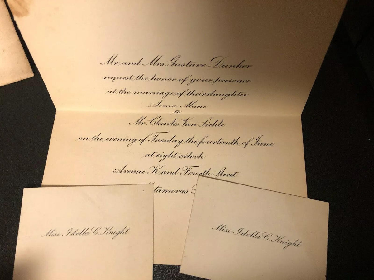 VINTAGE GRAMMAR  & HIGH SCHOOL COMMENCEMENT LETTERS: 1920,21,22,23
