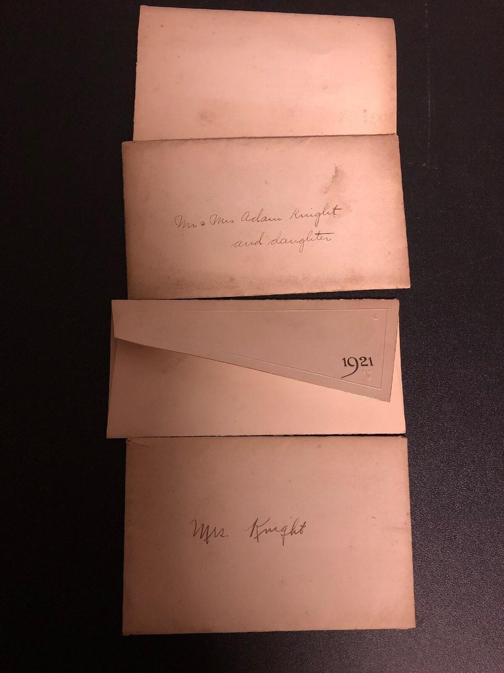 VINTAGE GRAMMAR  & HIGH SCHOOL COMMENCEMENT LETTERS: 1920,21,22,23