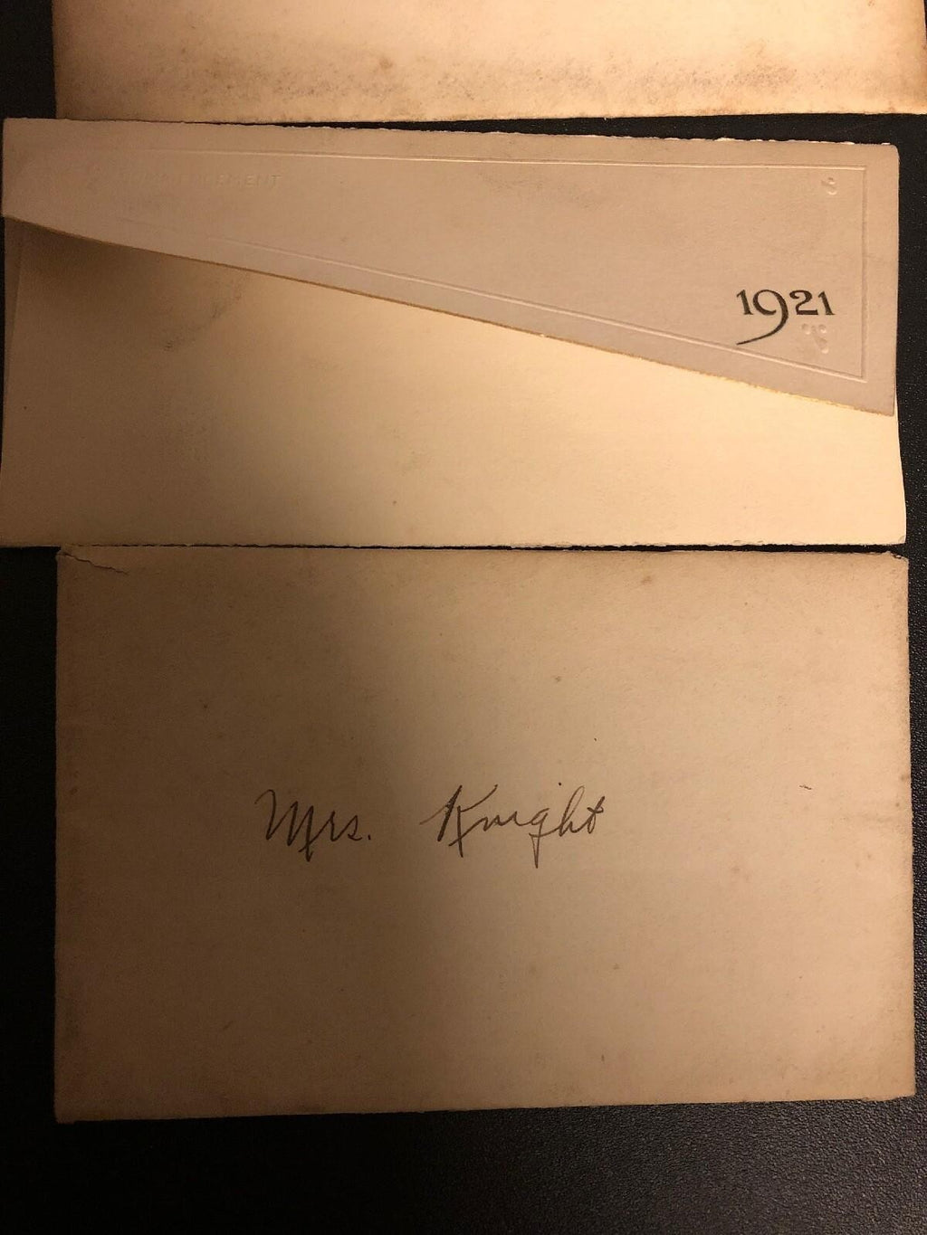 VINTAGE GRAMMAR  & HIGH SCHOOL COMMENCEMENT LETTERS: 1920,21,22,23