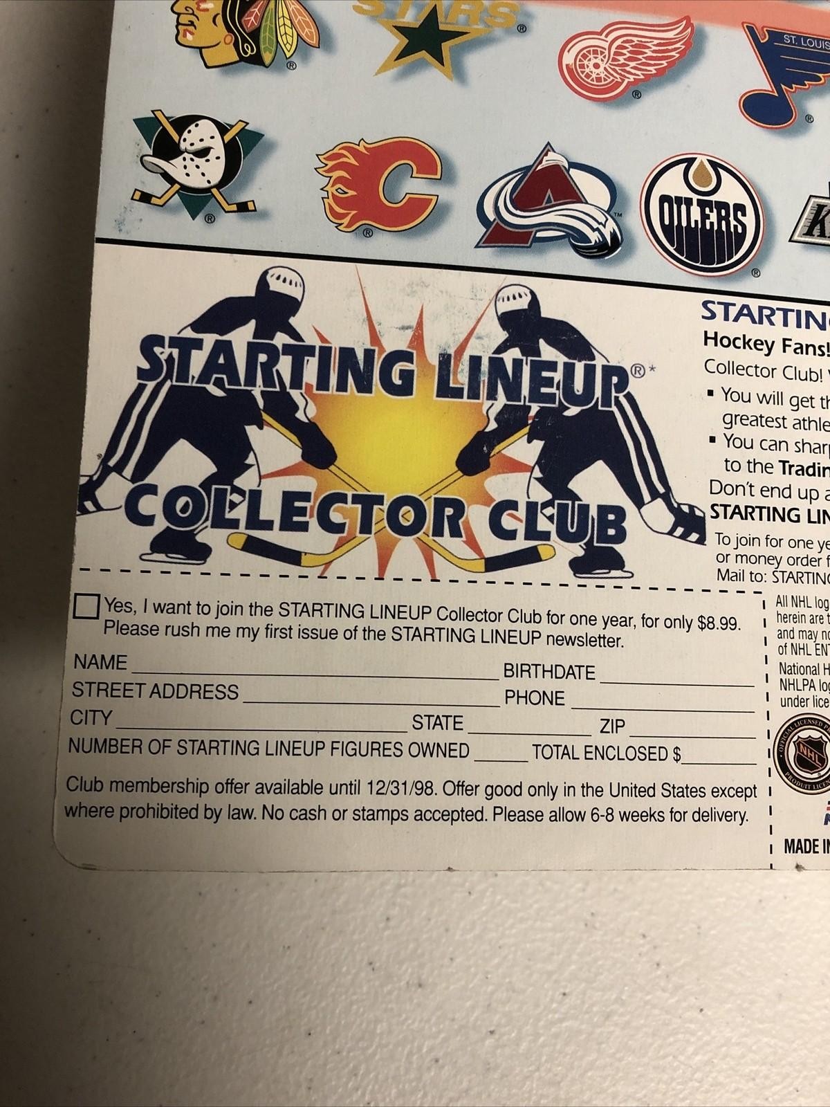 1997 KENNER STARTING LINE UP WAYNE GRETZKY FIGURINE NY RANGERS