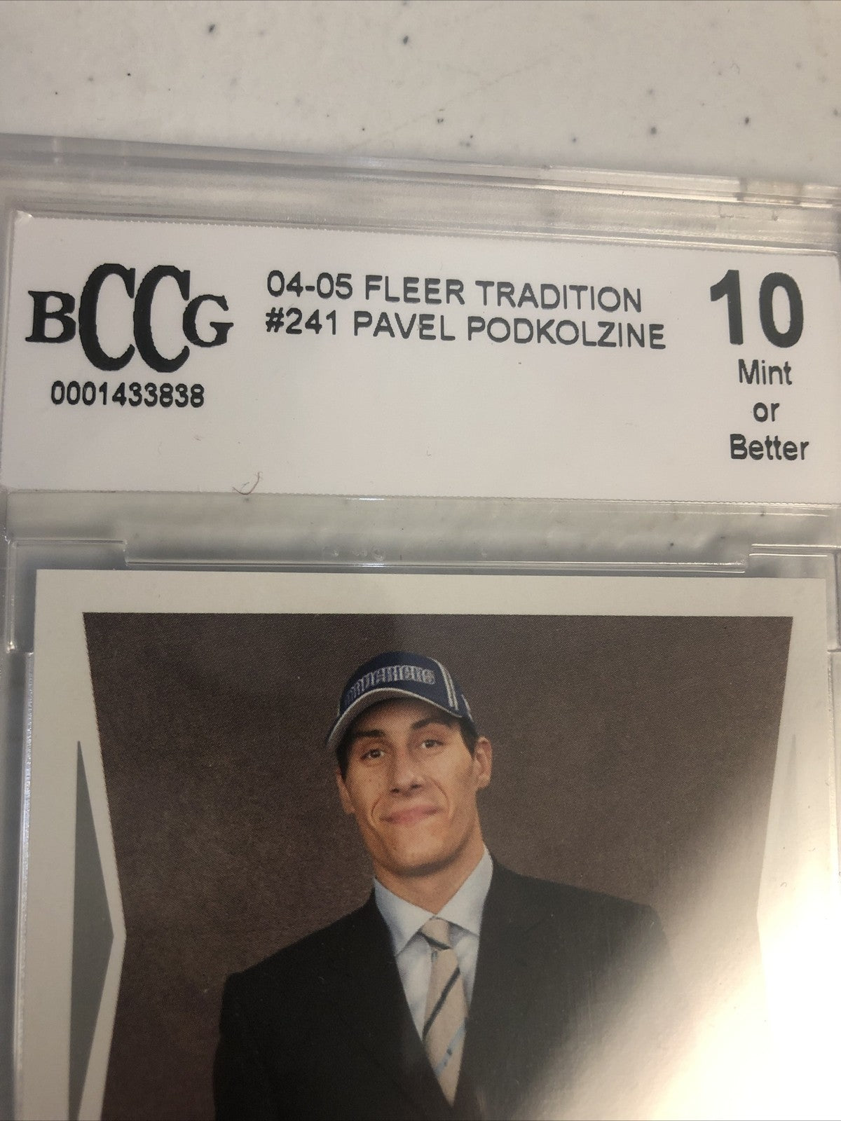 2004-05 Topps #241 Pavel Podkolzin RC Dallas Mavericks BCCG Graded 10 Mint