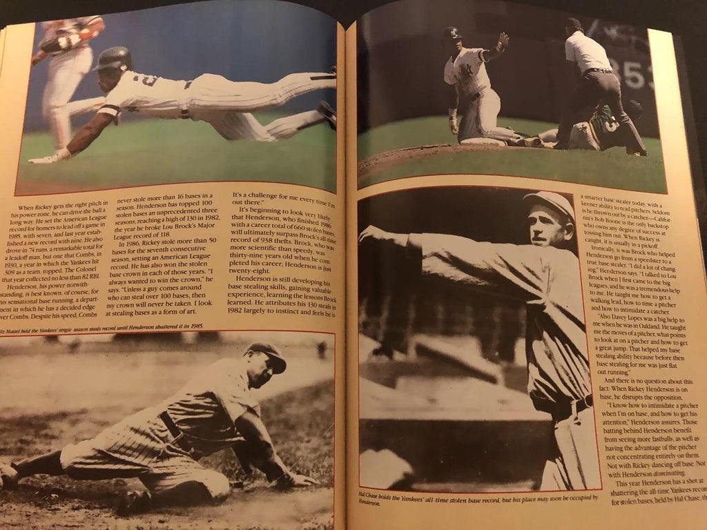 1987 NEW YORK YANKEES OFFICIAL YEARBOOK — TEARING UP THE RECORD BOOK