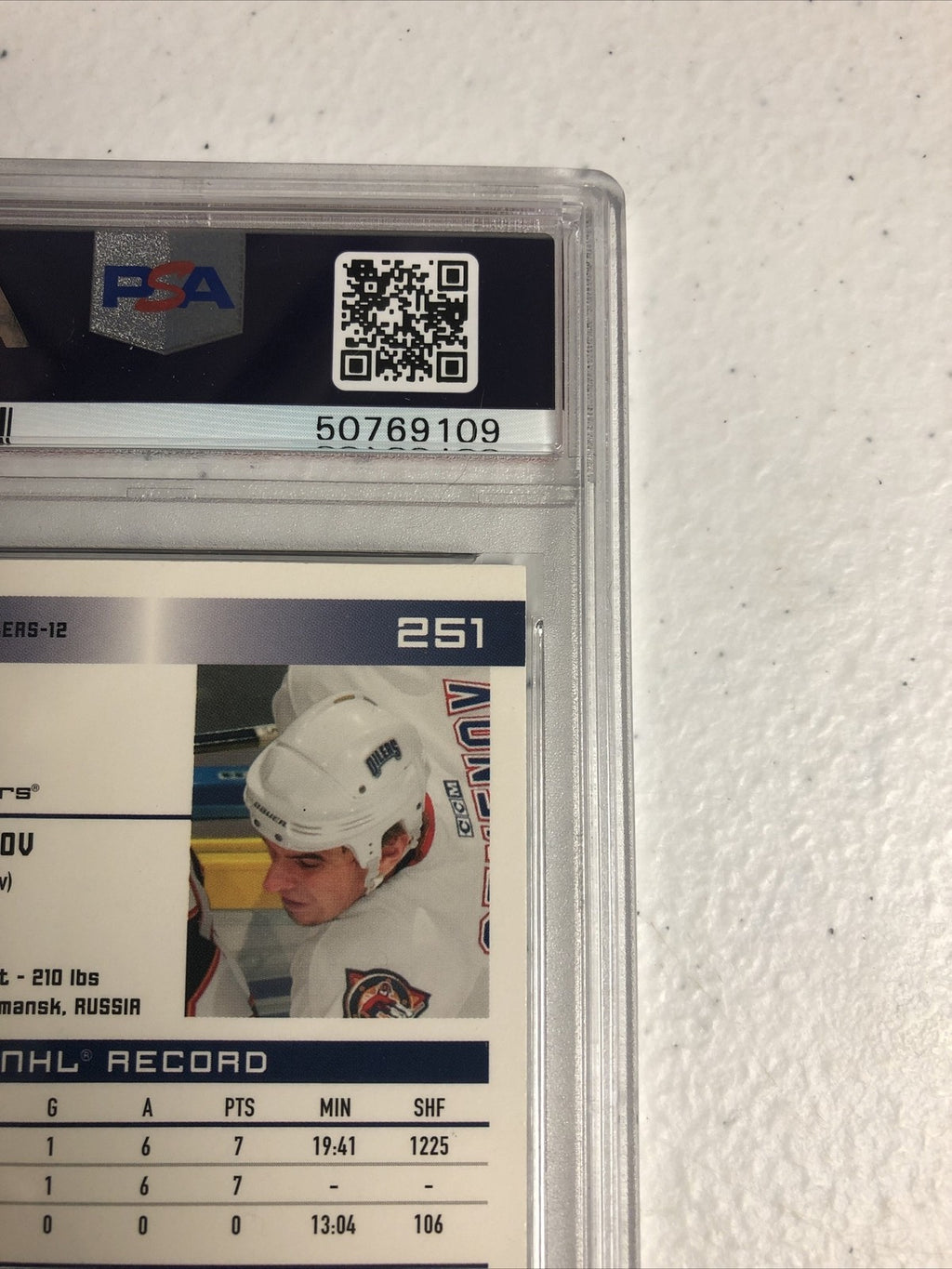 2003 BAP IN THE GAME ALEXEI SEMENOV #251 PSA GRADED NM 7 & PSA/DNA CERTIFIED!