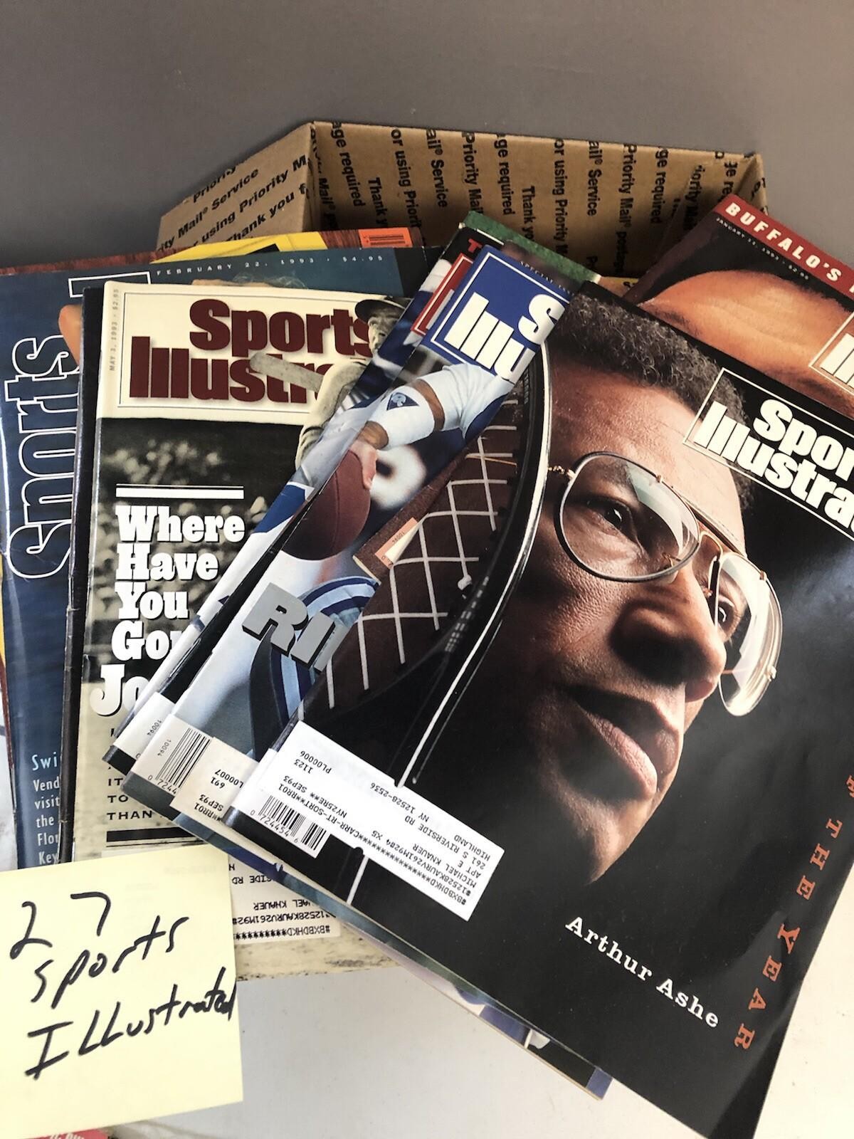 27 Sports Illustrated &10 Misc MLB Baseball Magazines Lot!90’s & Stars On Covers