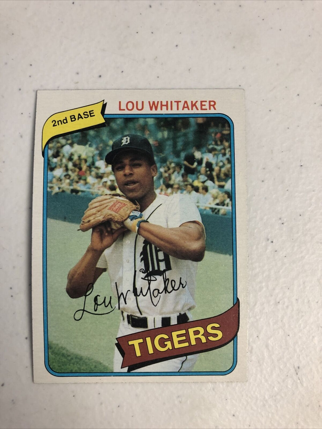 1980 Topps Lou Whitaker N Detroit Tigers #358