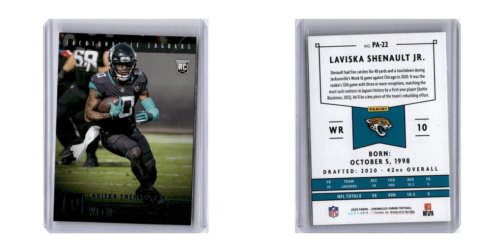 2020 Panini Chronicles Laviska Shenault Jr Jaguars #PA-22