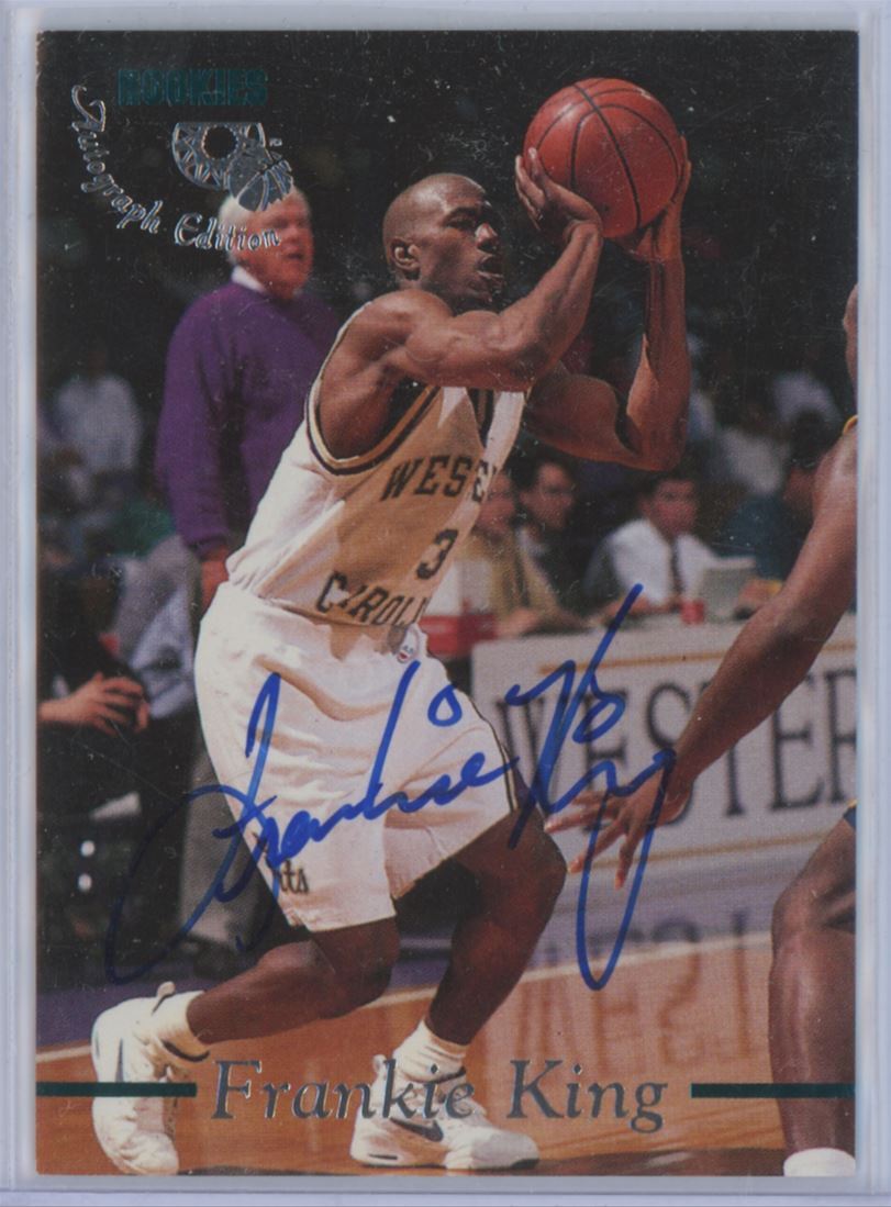 1995-96 CLASSIC AUTOGRAPH EDITION FRANKIE KING ROOKIE AUTO #NNO